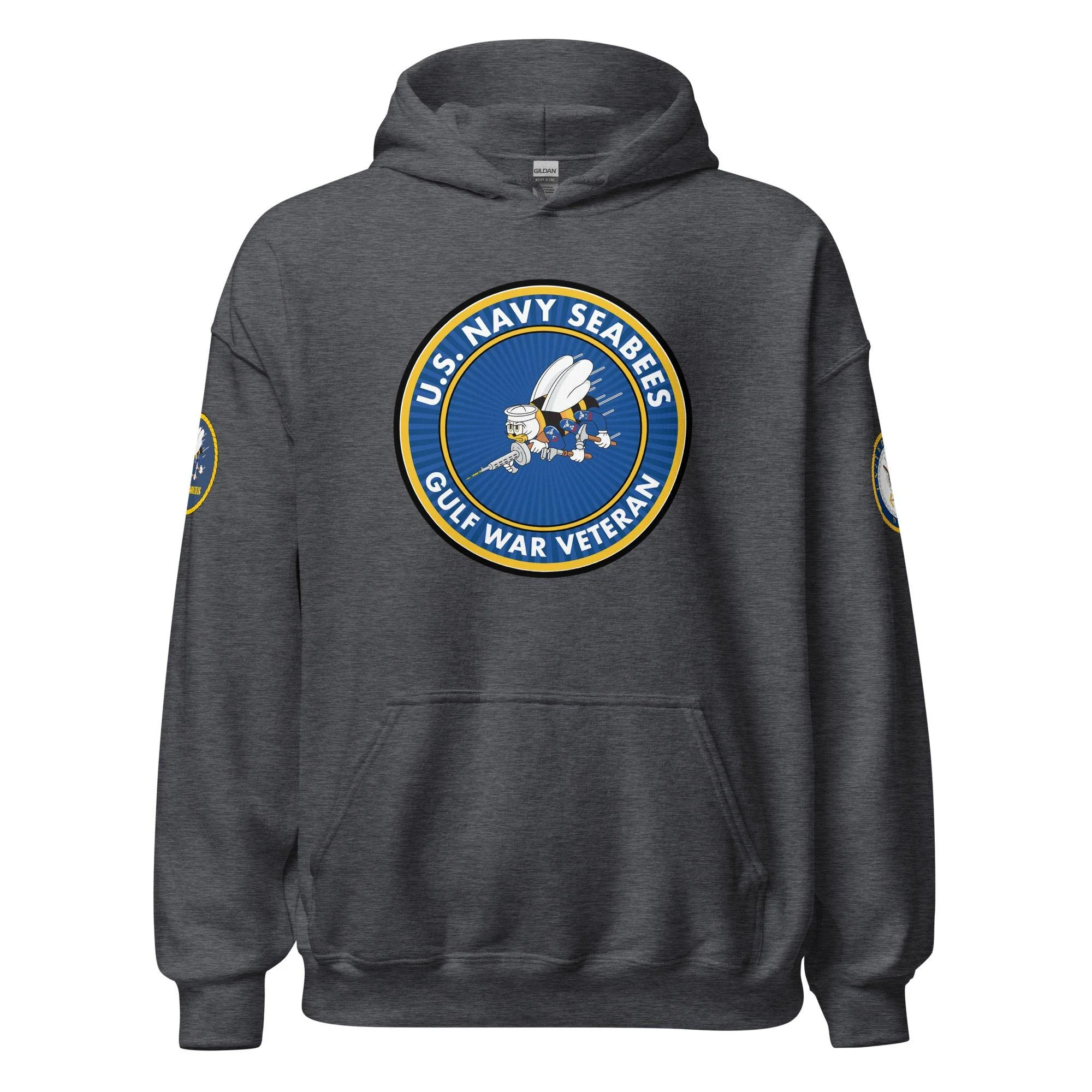 U.S. Navy Seabees Gulf War Veteran Unisex Hoodie - Image 9