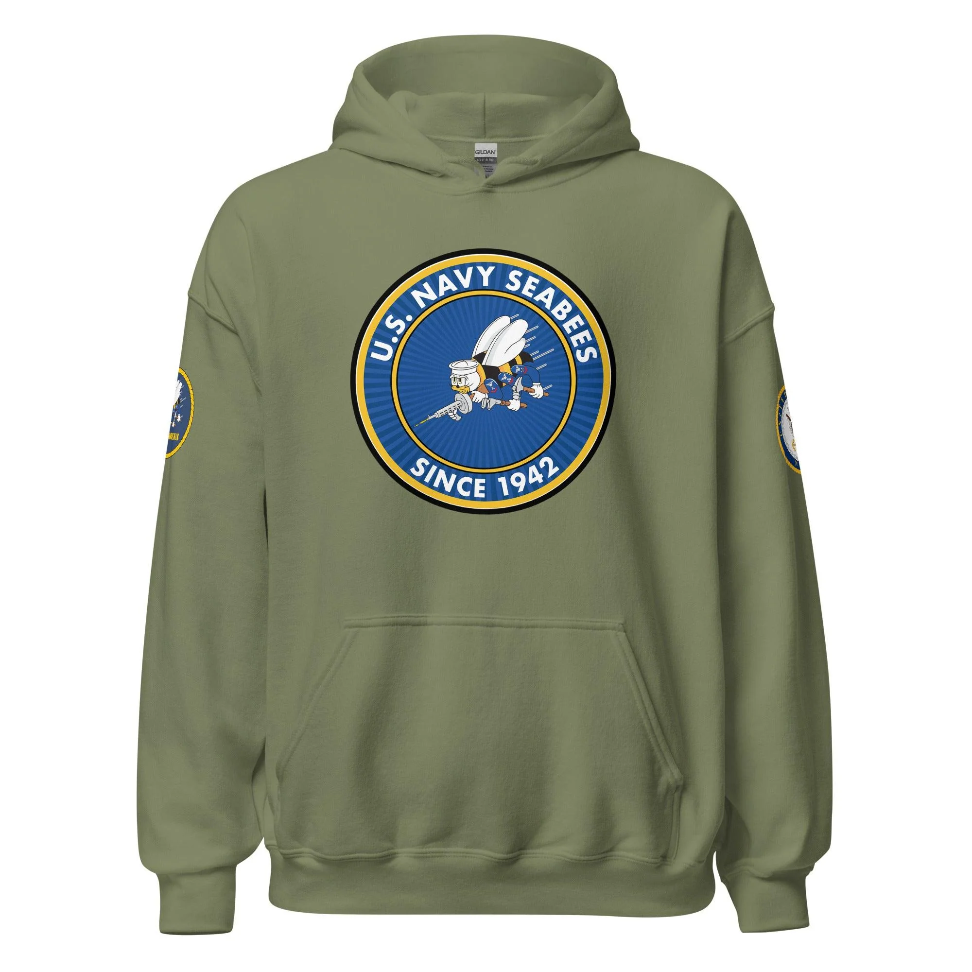 U.S. Navy Seabees Since 1942 Unisex Hoodie - Image 21