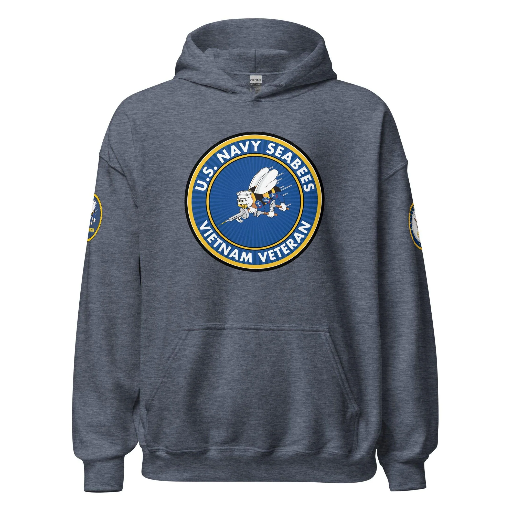 U.S. Navy Seabees Vietnam Veteran Unisex Hoodie - Image 17