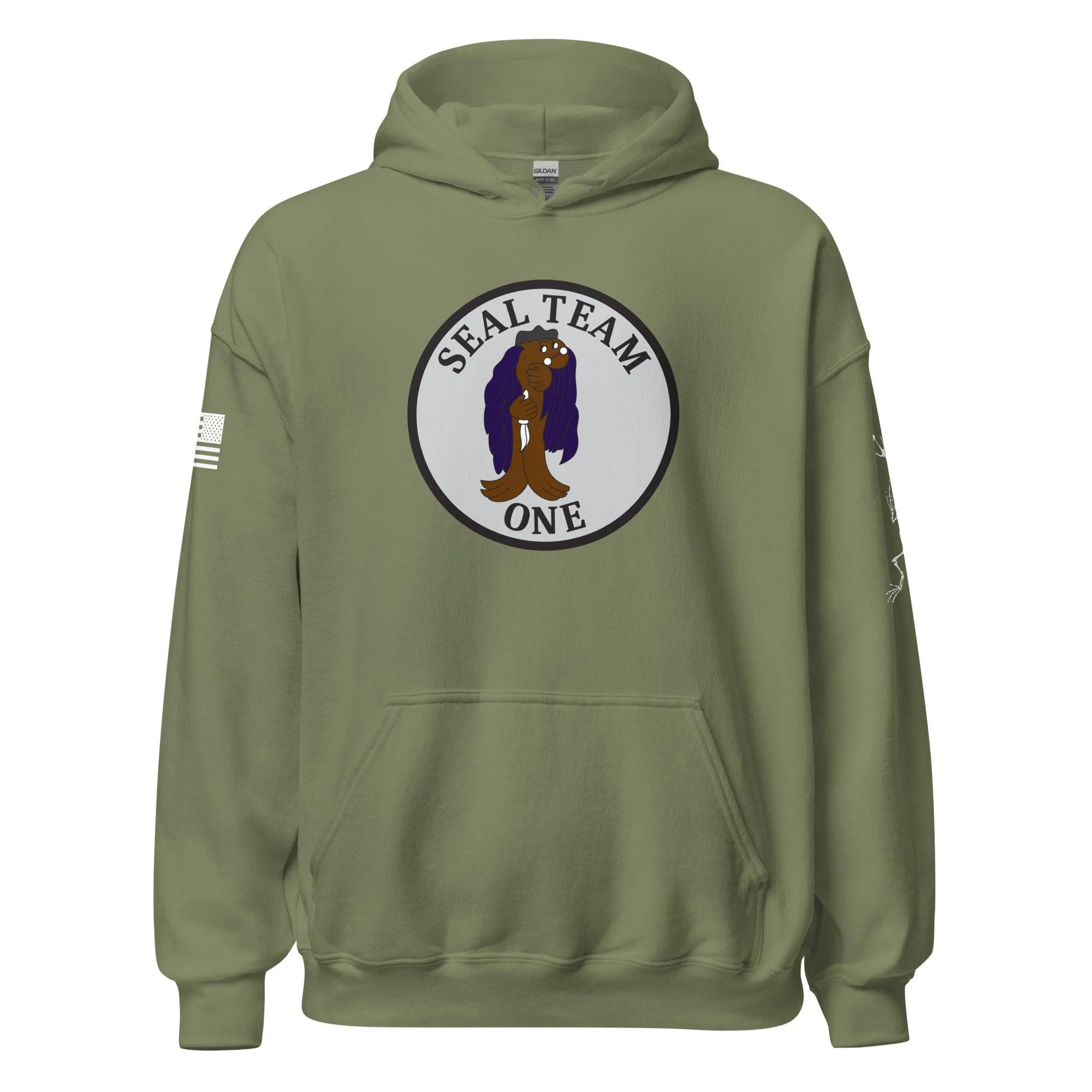 U.S. Navy SEAL Team 1 Frogman Unisex Hoodie - Image 21