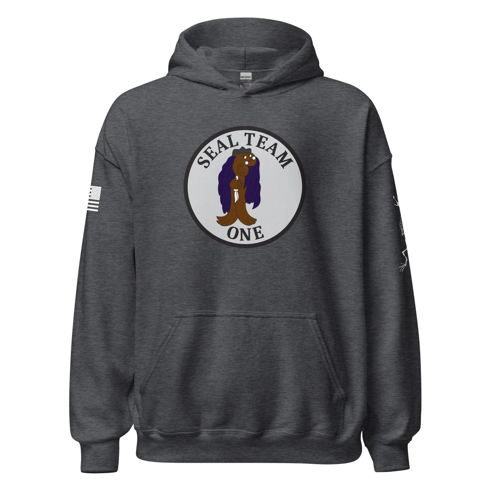 U.S. Navy SEAL Team 1 Frogman Unisex Hoodie - Image 9