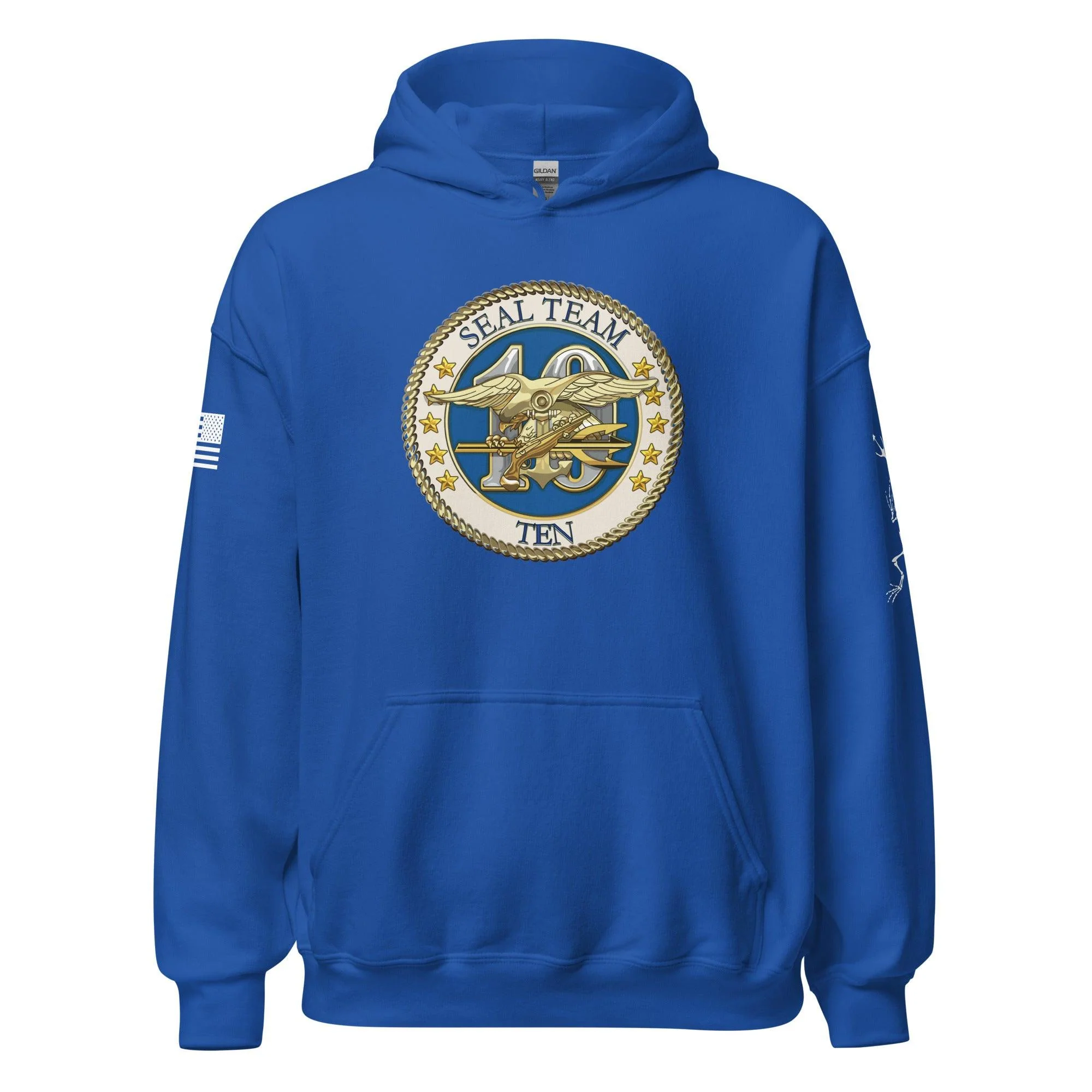 U.S. Navy SEAL Team 10 Frogman Unisex Hoodie - Image 13