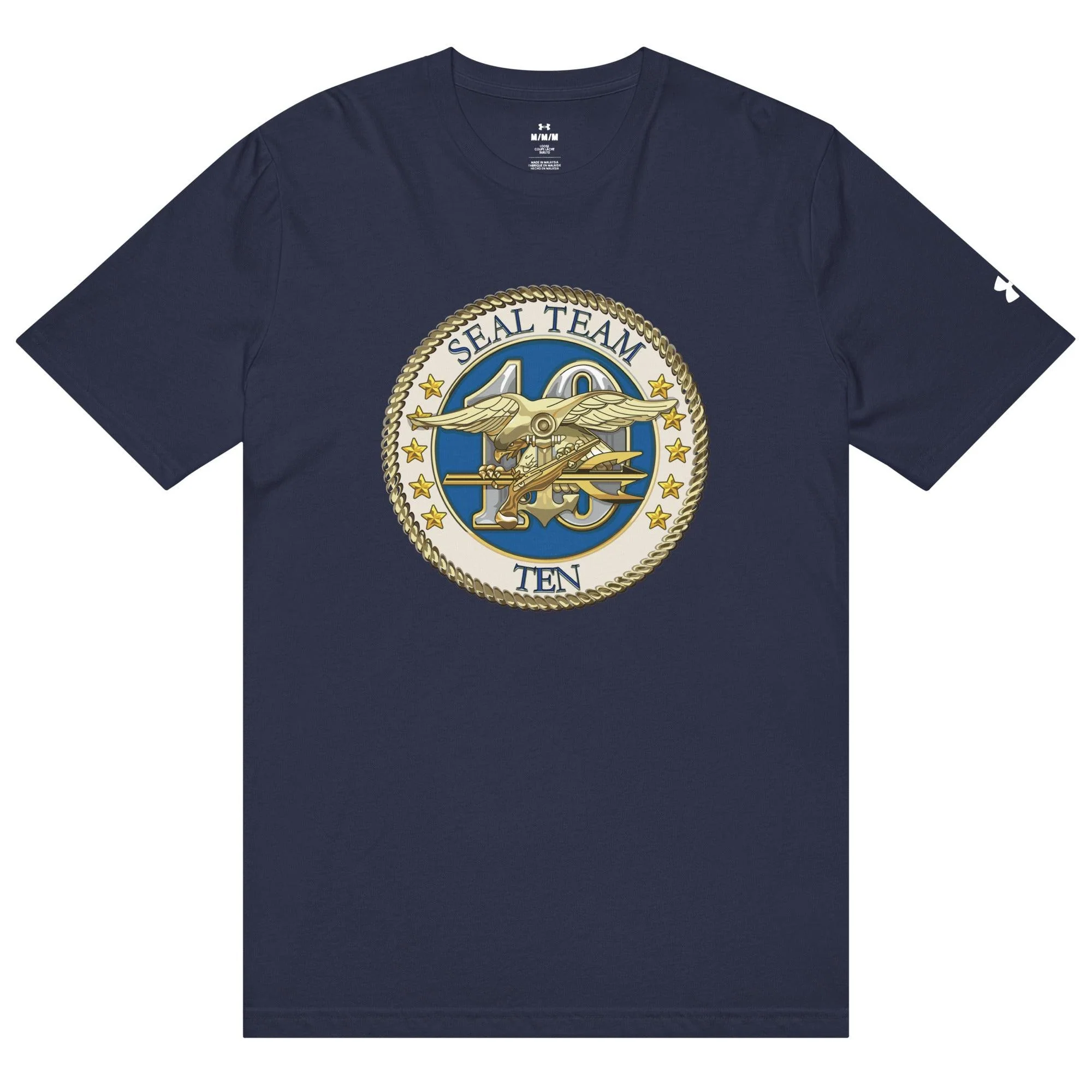 U.S. Navy SEAL Team 10 Under Armour® Athletic T-Shirt - Image 3