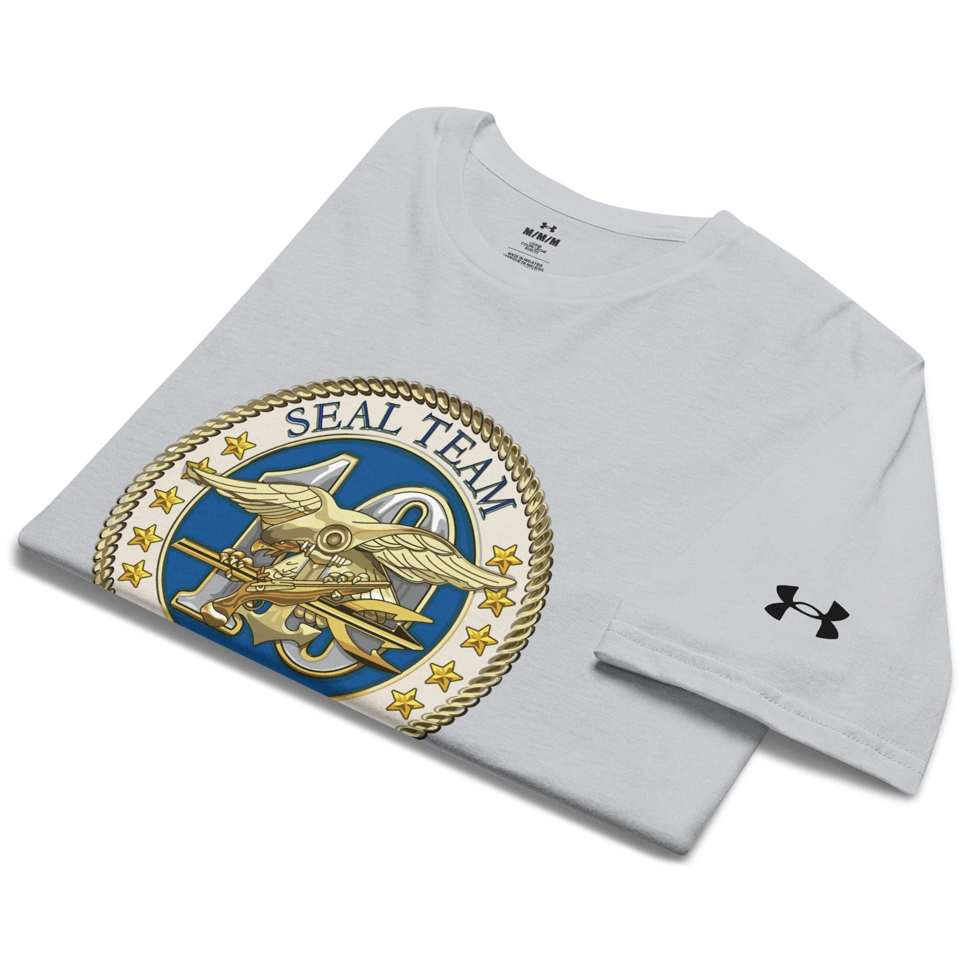 U.S. Navy SEAL Team 10 Under Armour® Athletic T-Shirt - Image 9