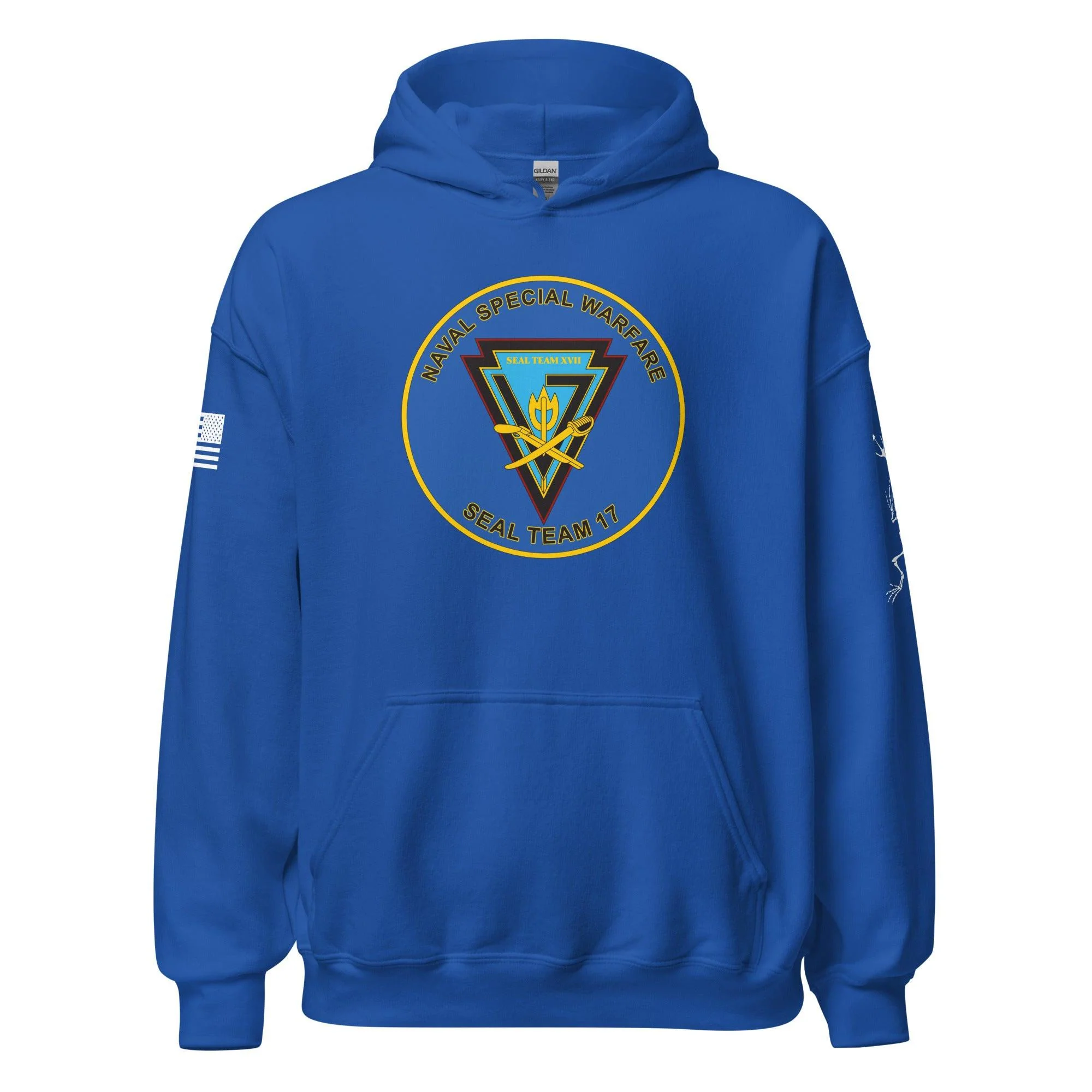 U.S. Navy SEAL Team 17 Frogman Unisex Hoodie - Image 13