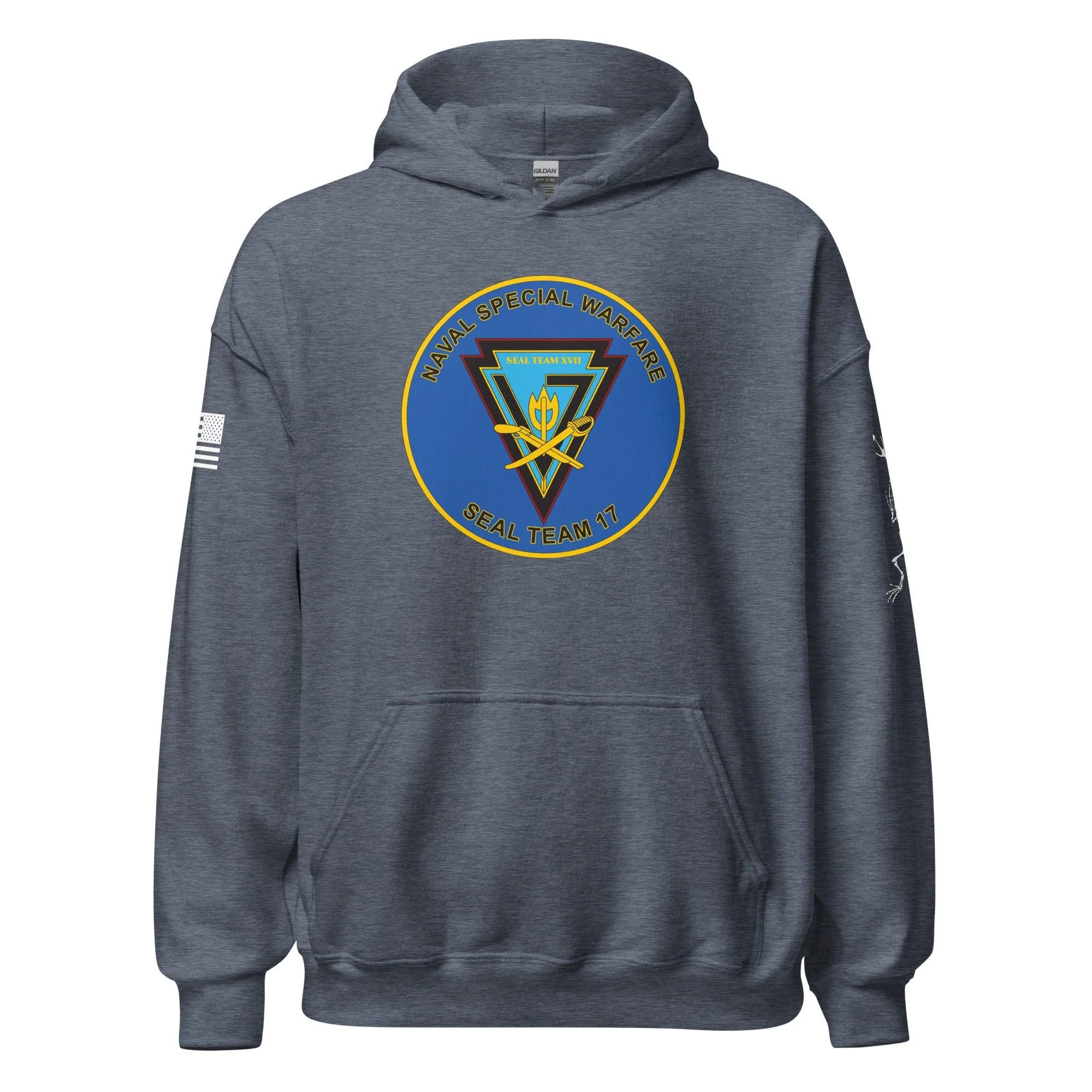 U.S. Navy SEAL Team 17 Frogman Unisex Hoodie - Image 17