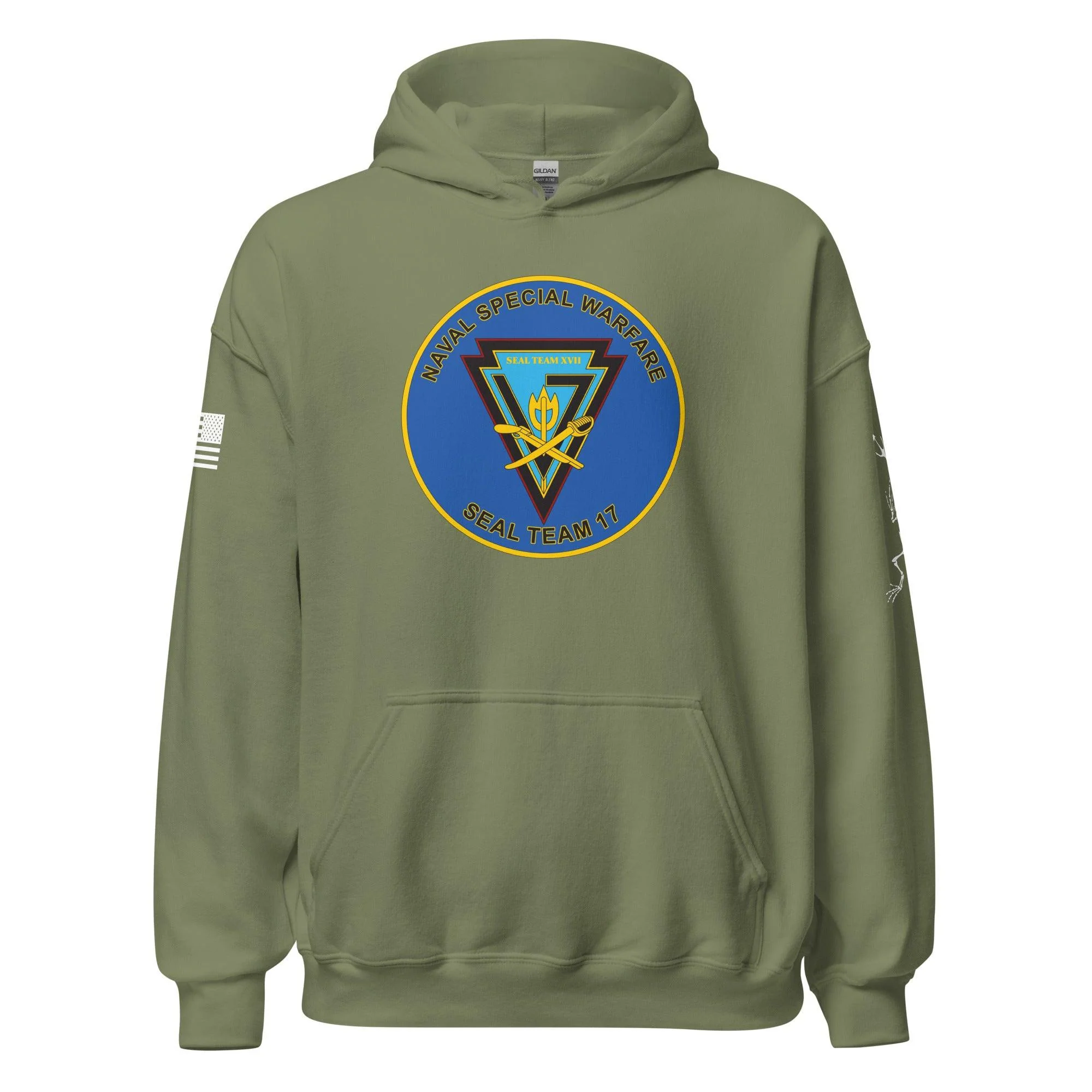 U.S. Navy SEAL Team 17 Frogman Unisex Hoodie - Image 21
