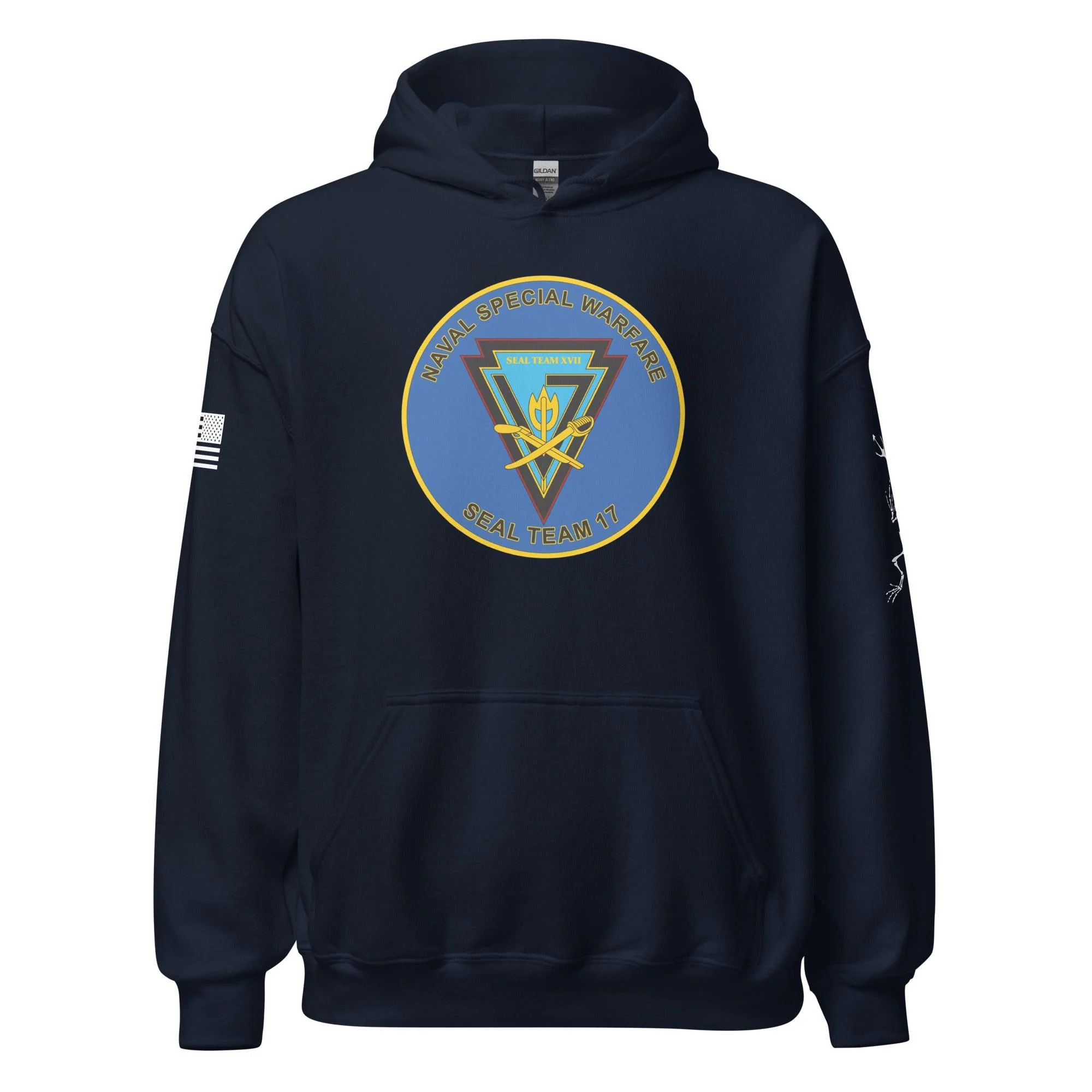 U.S. Navy SEAL Team 17 Frogman Unisex Hoodie - Image 5