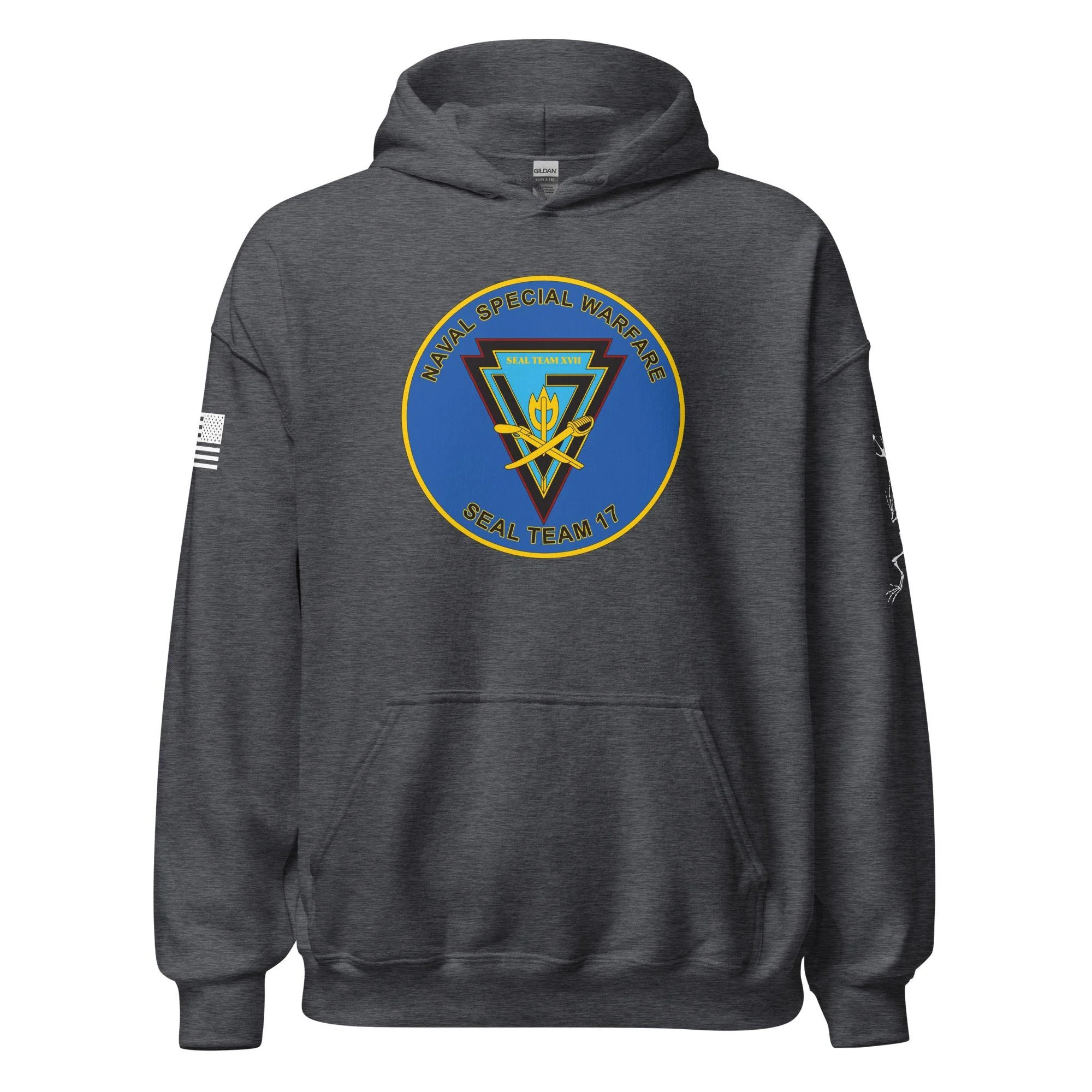 U.S. Navy SEAL Team 17 Frogman Unisex Hoodie - Image 9