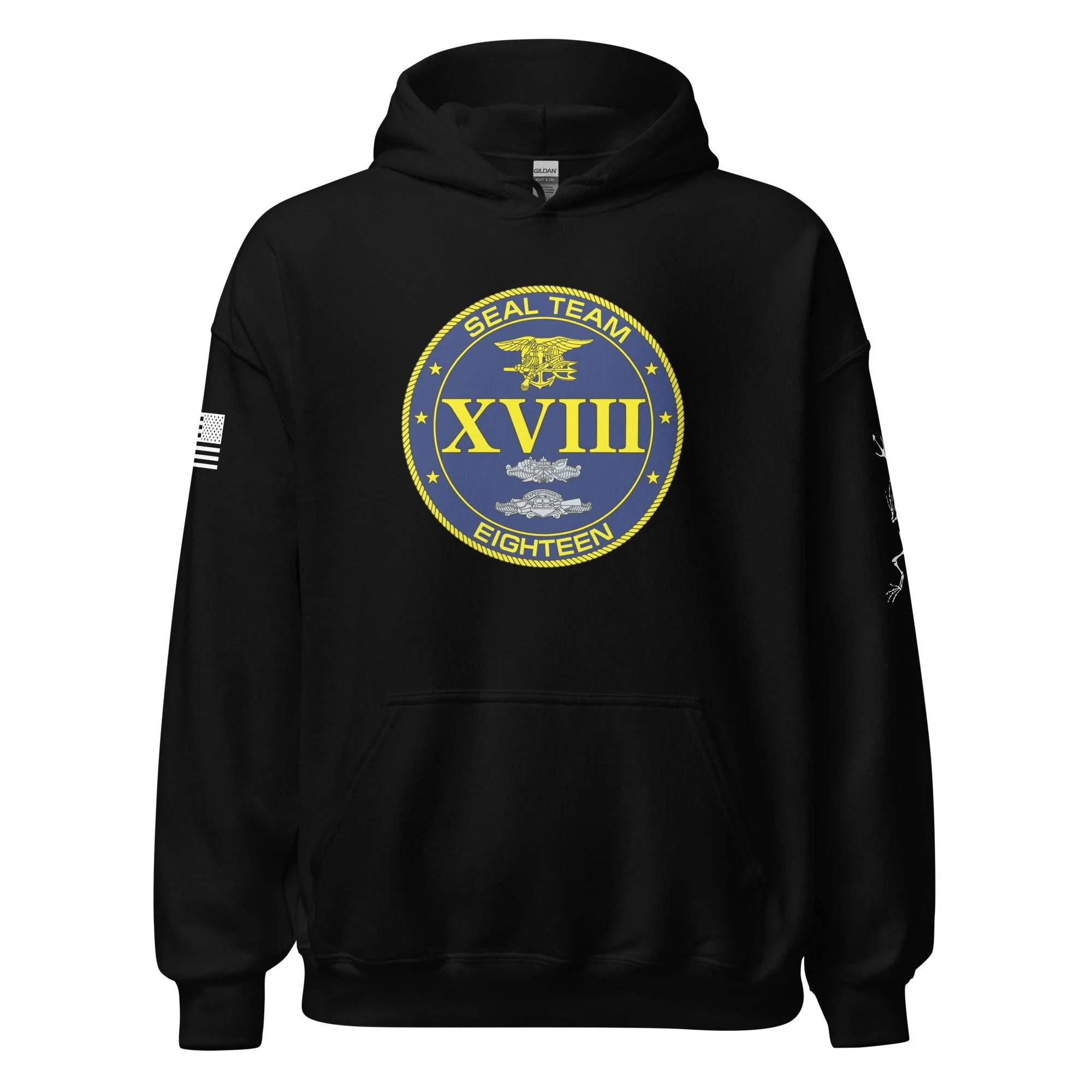 U.S. Navy SEAL Team 18 Frogman Unisex Hoodie