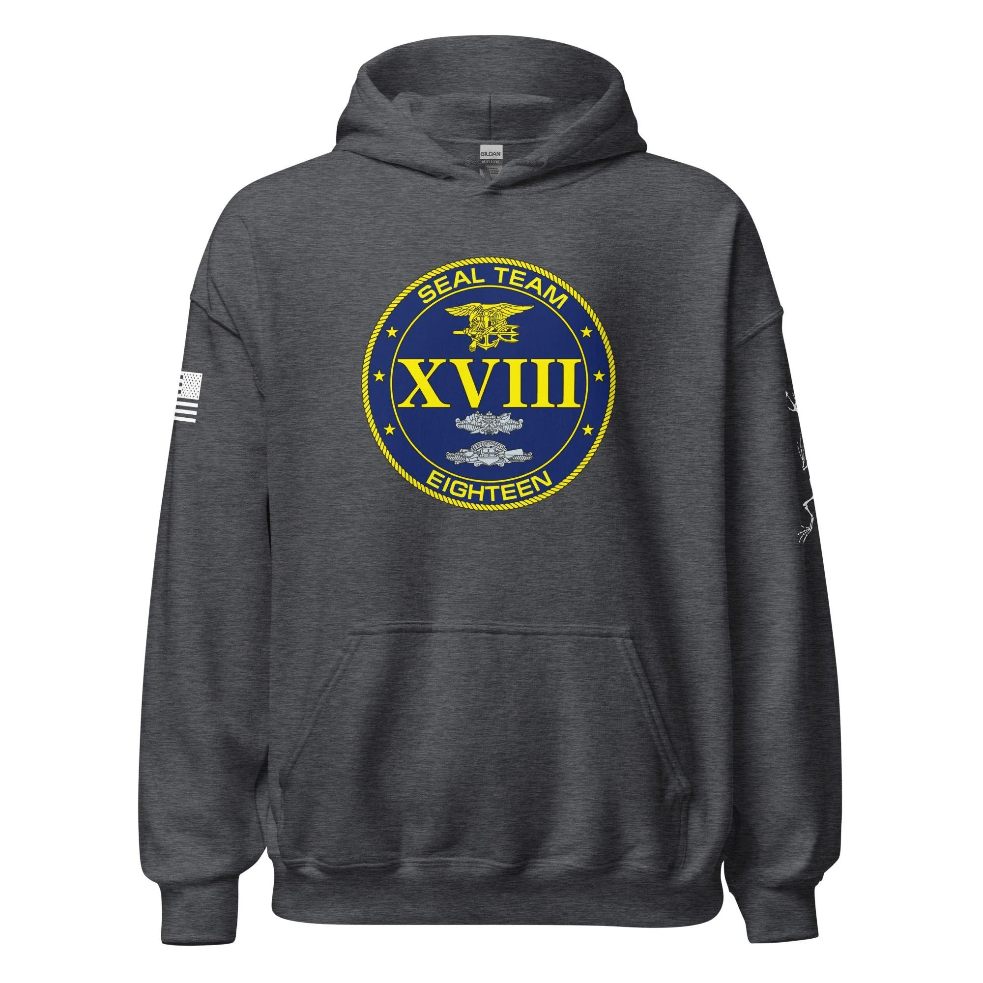 U.S. Navy SEAL Team 18 Frogman Unisex Hoodie - Image 9