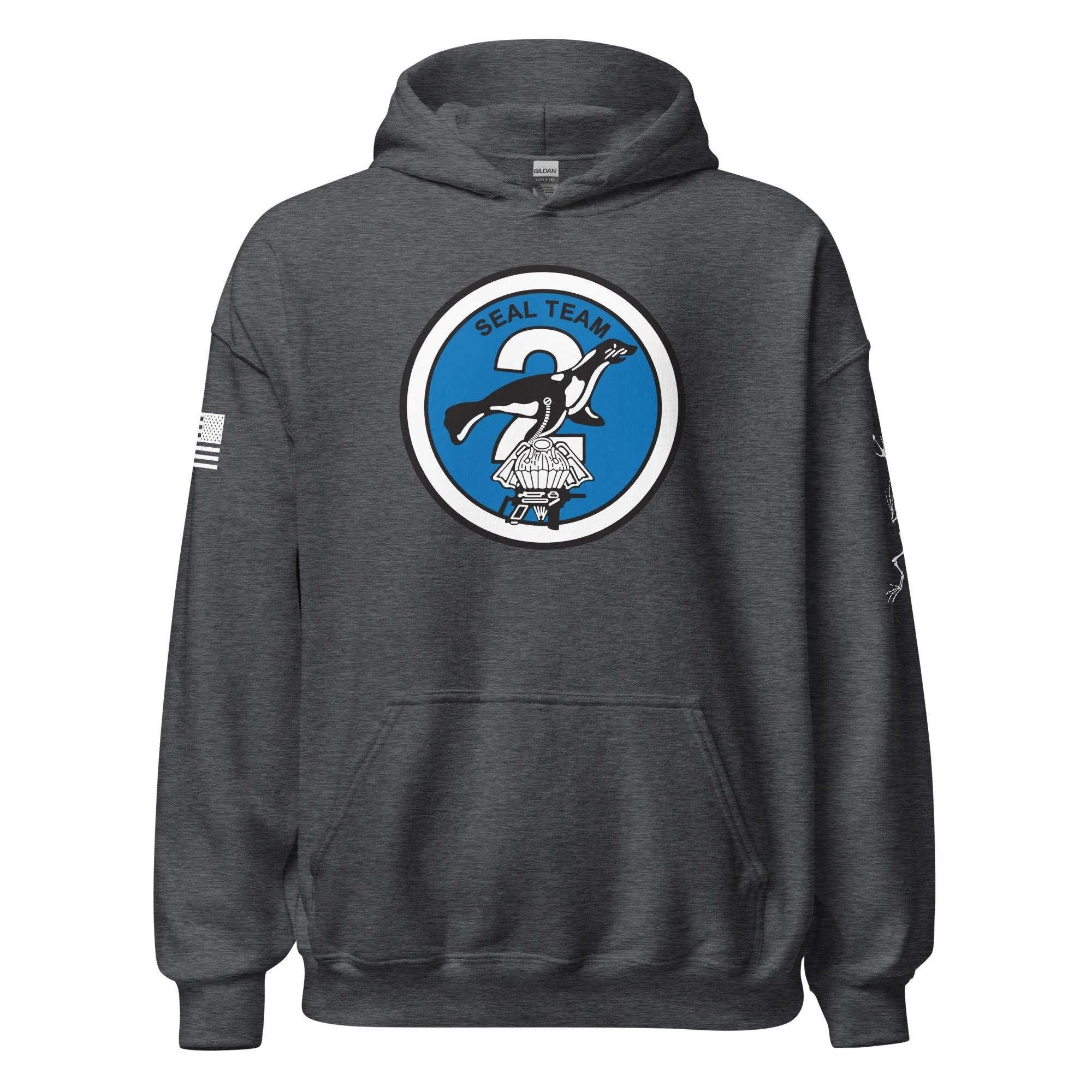U.S. Navy SEAL Team 2 Frogman Unisex Hoodie - Image 9