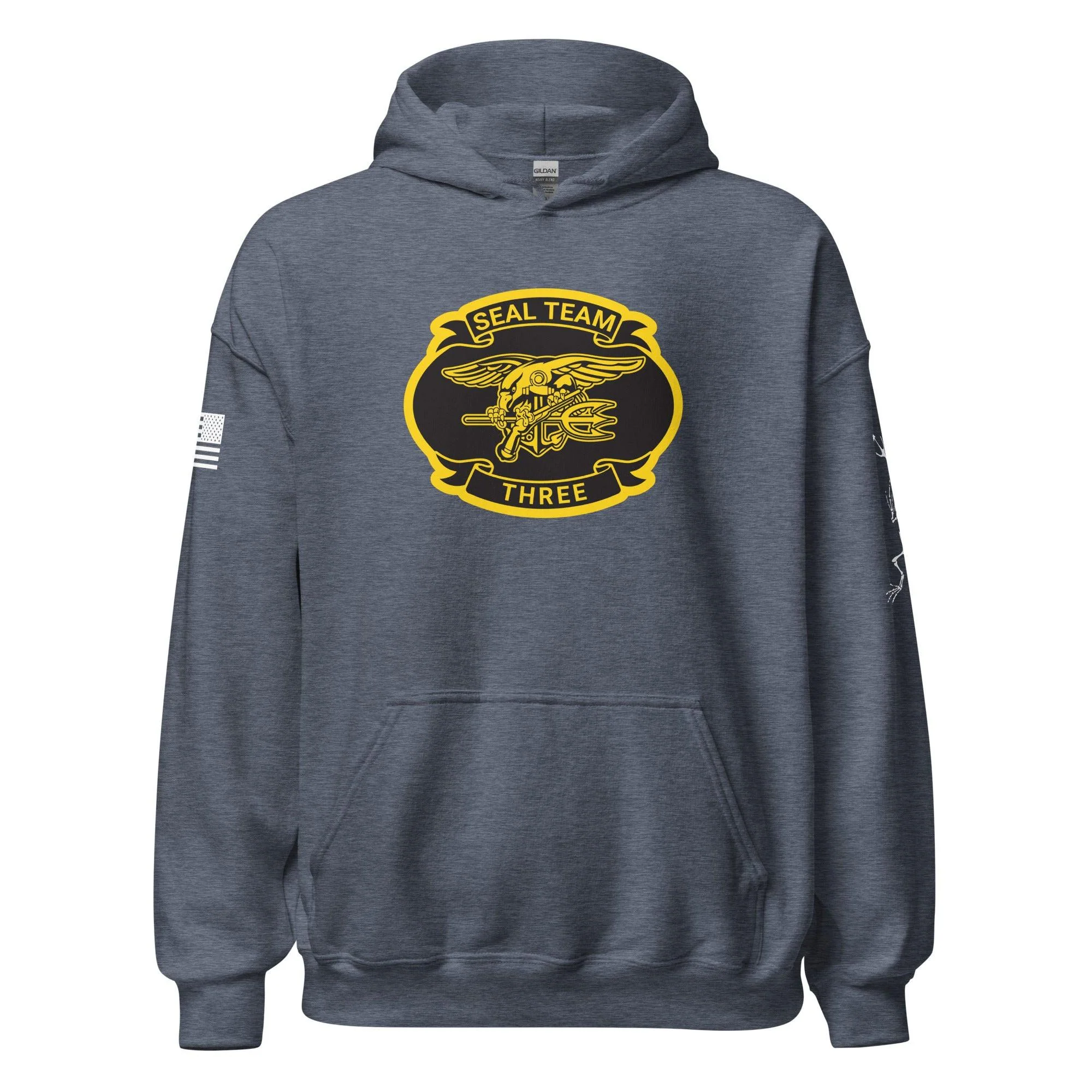 U.S. Navy SEAL Team 3 Frogman Unisex Hoodie - Image 17