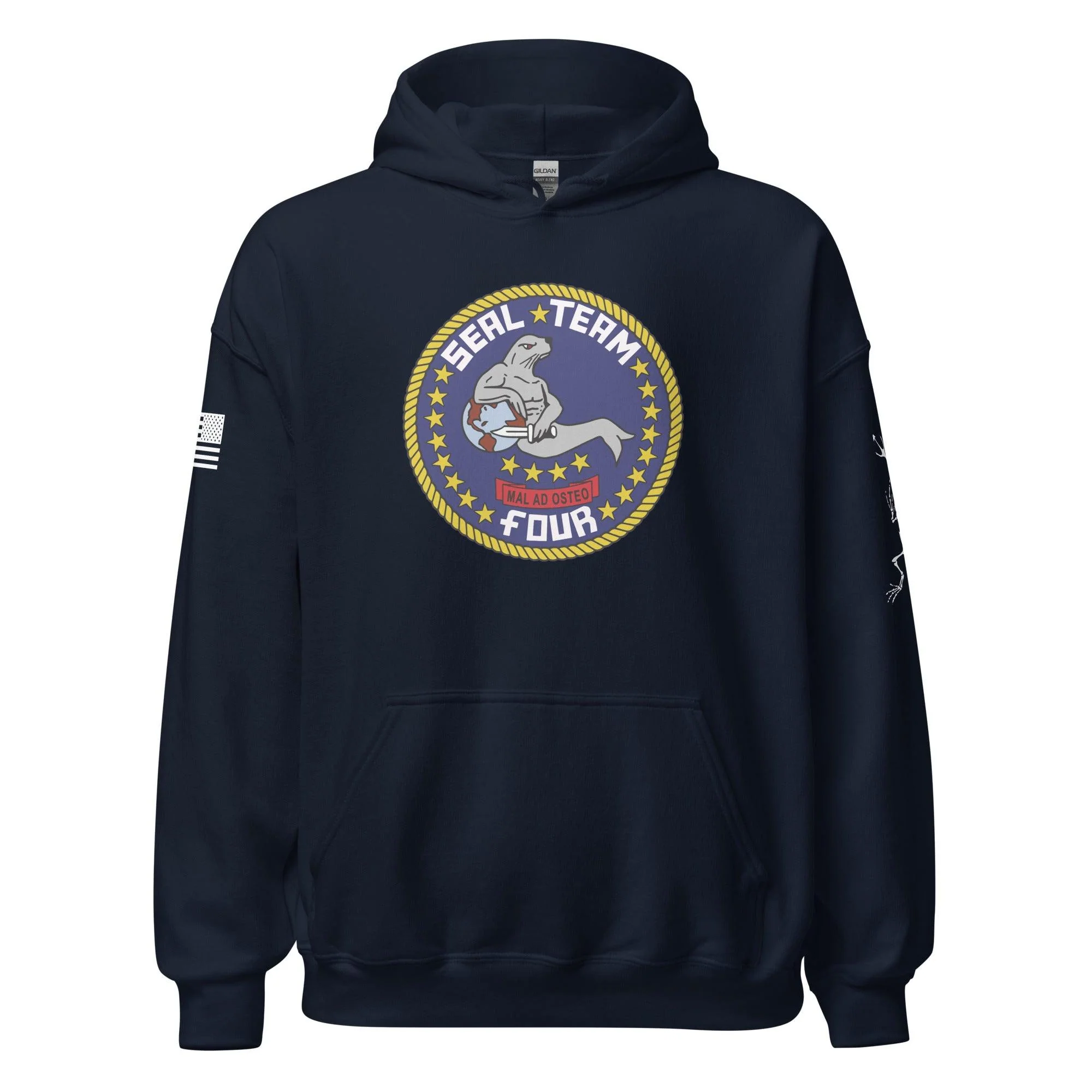 U.S. Navy SEAL Team 4 Frogman Unisex Hoodie - Image 5