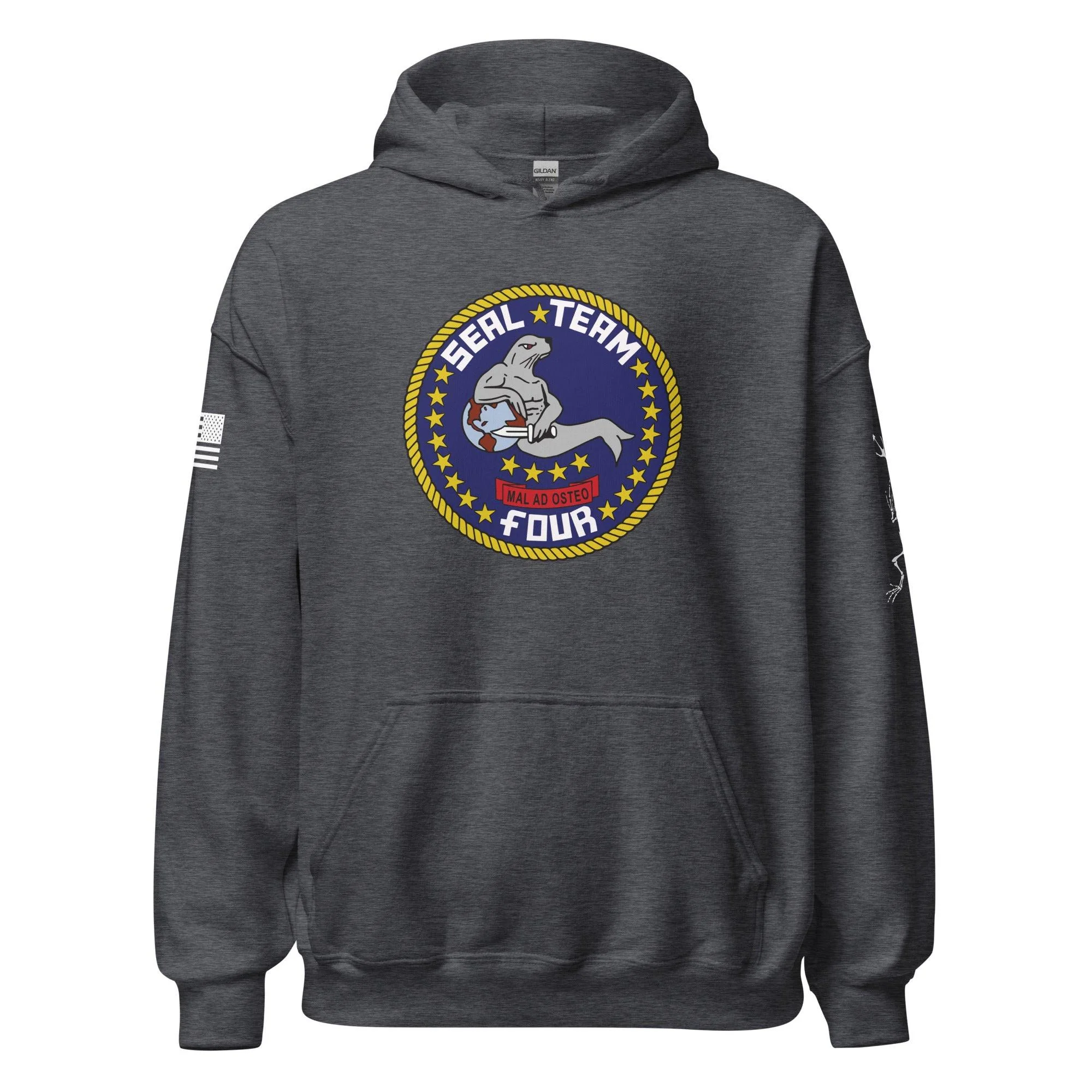 U.S. Navy SEAL Team 4 Frogman Unisex Hoodie - Image 9
