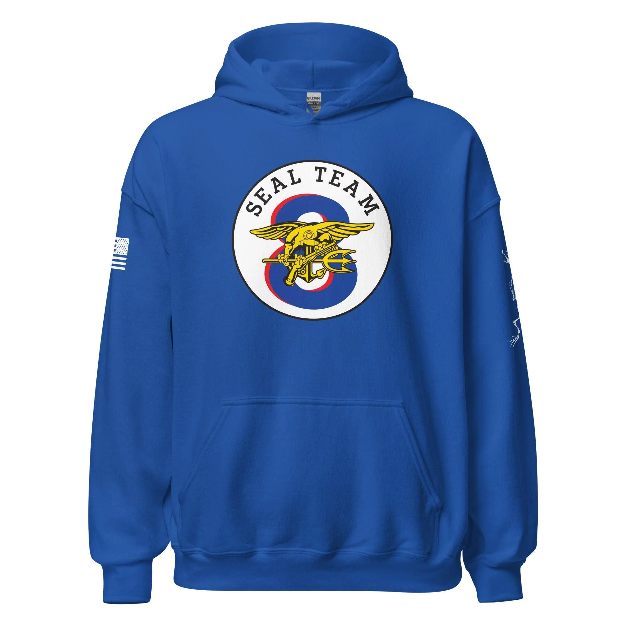 U.S. Navy SEAL Team 8 Frogman Unisex Hoodie - Image 13