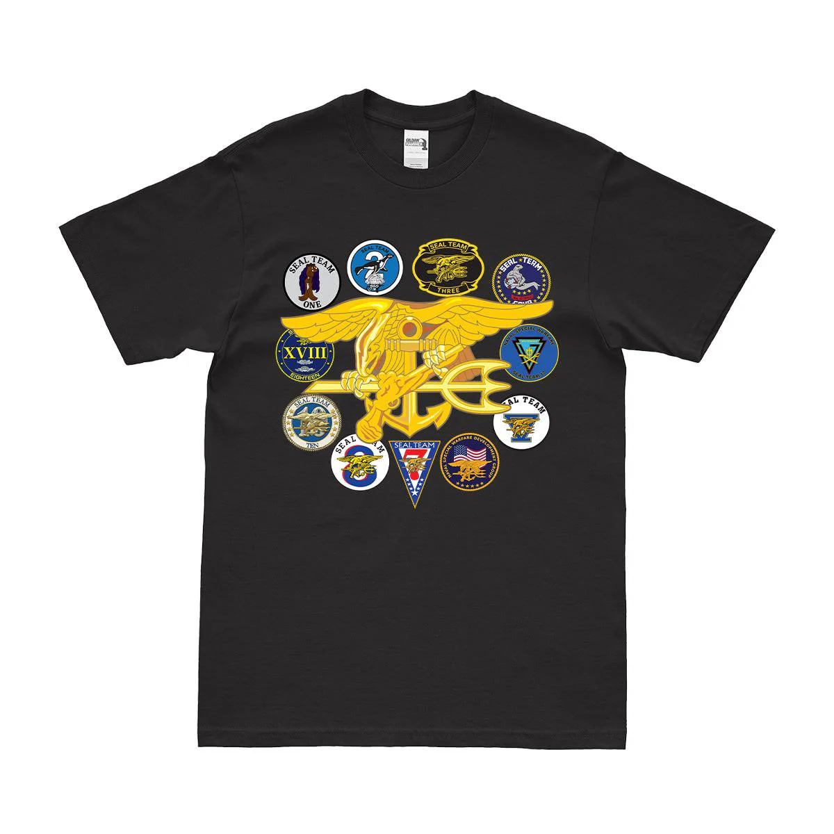 U.S. Navy SEAL Team Tribute Naval Special Warfare Command Legacy T-Shirt