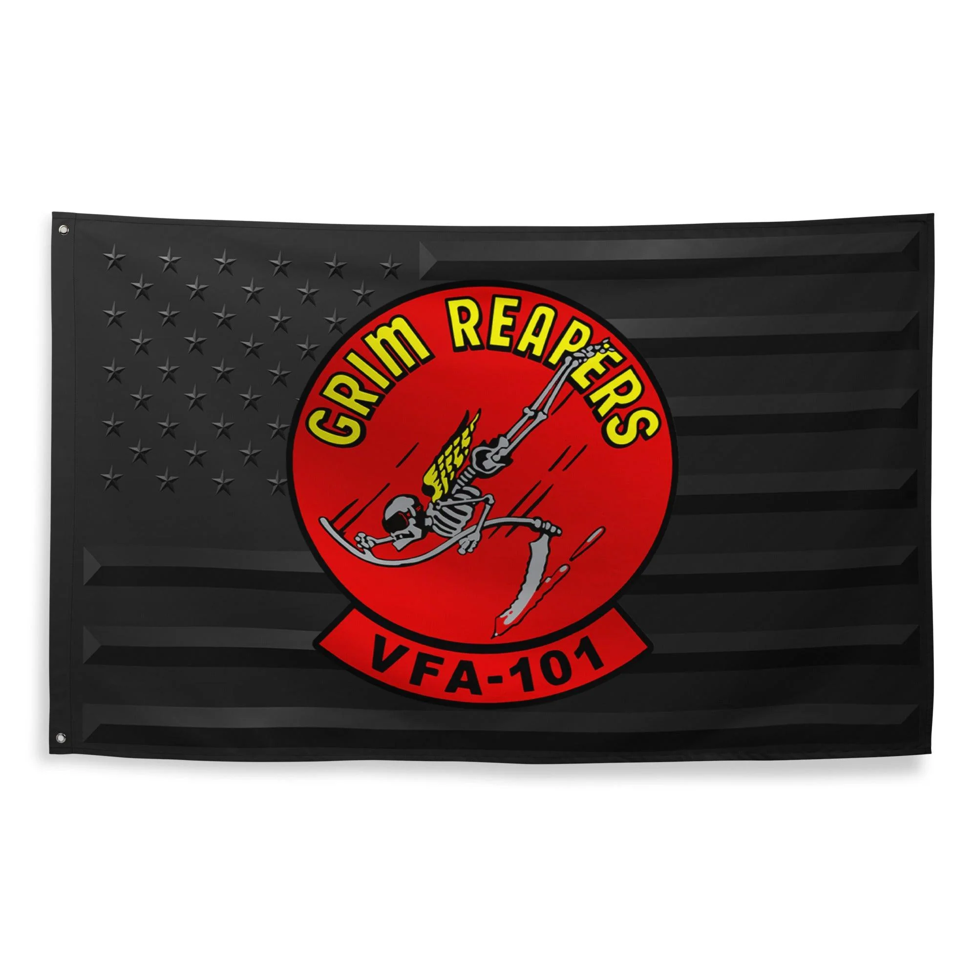 U.S. Navy Strike Fighter Squadron 101 (VFA-101) Black American Flag - Image 4