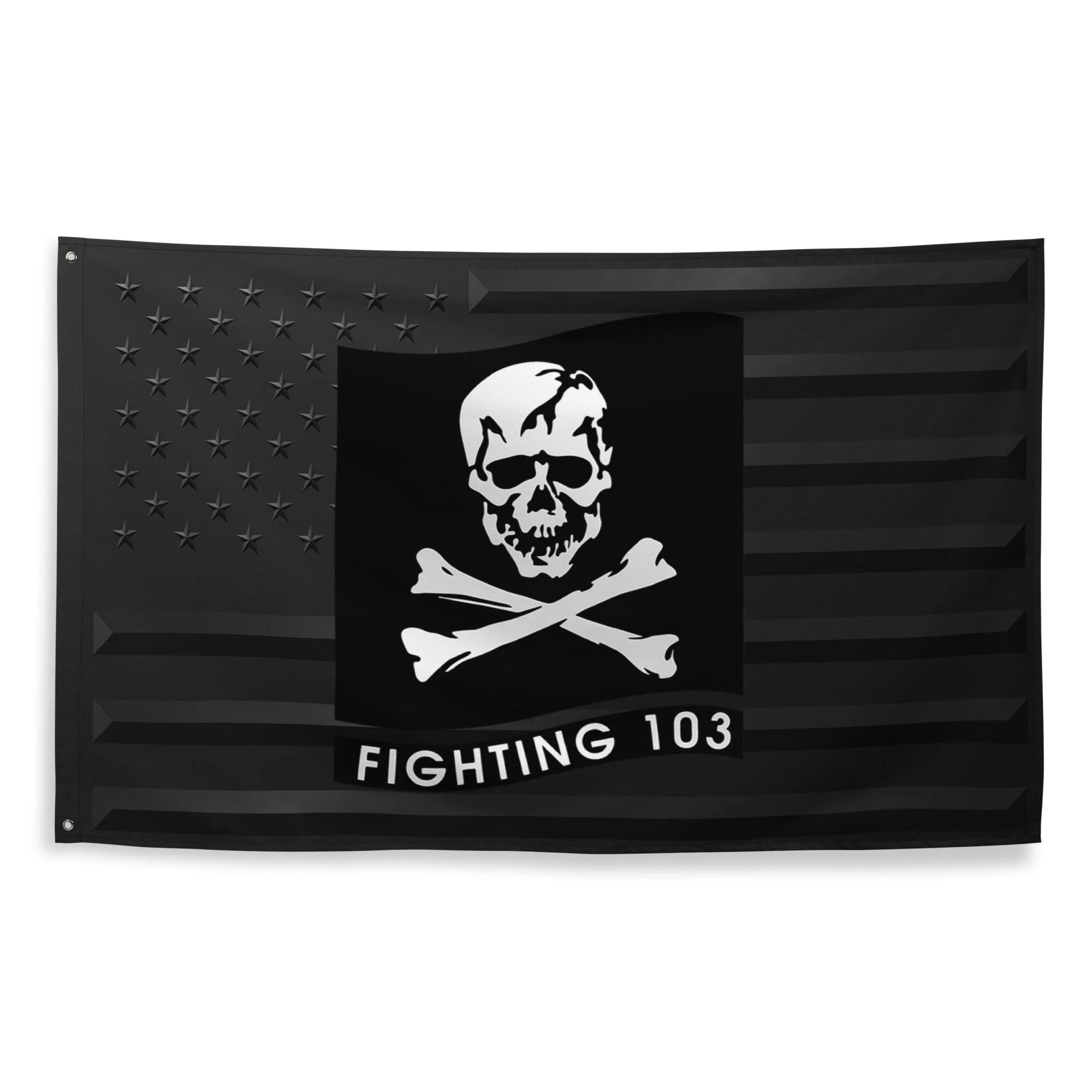 U.S. Navy Strike Fighter Squadron 103 (VFA-103) Black American Flag - Image 4