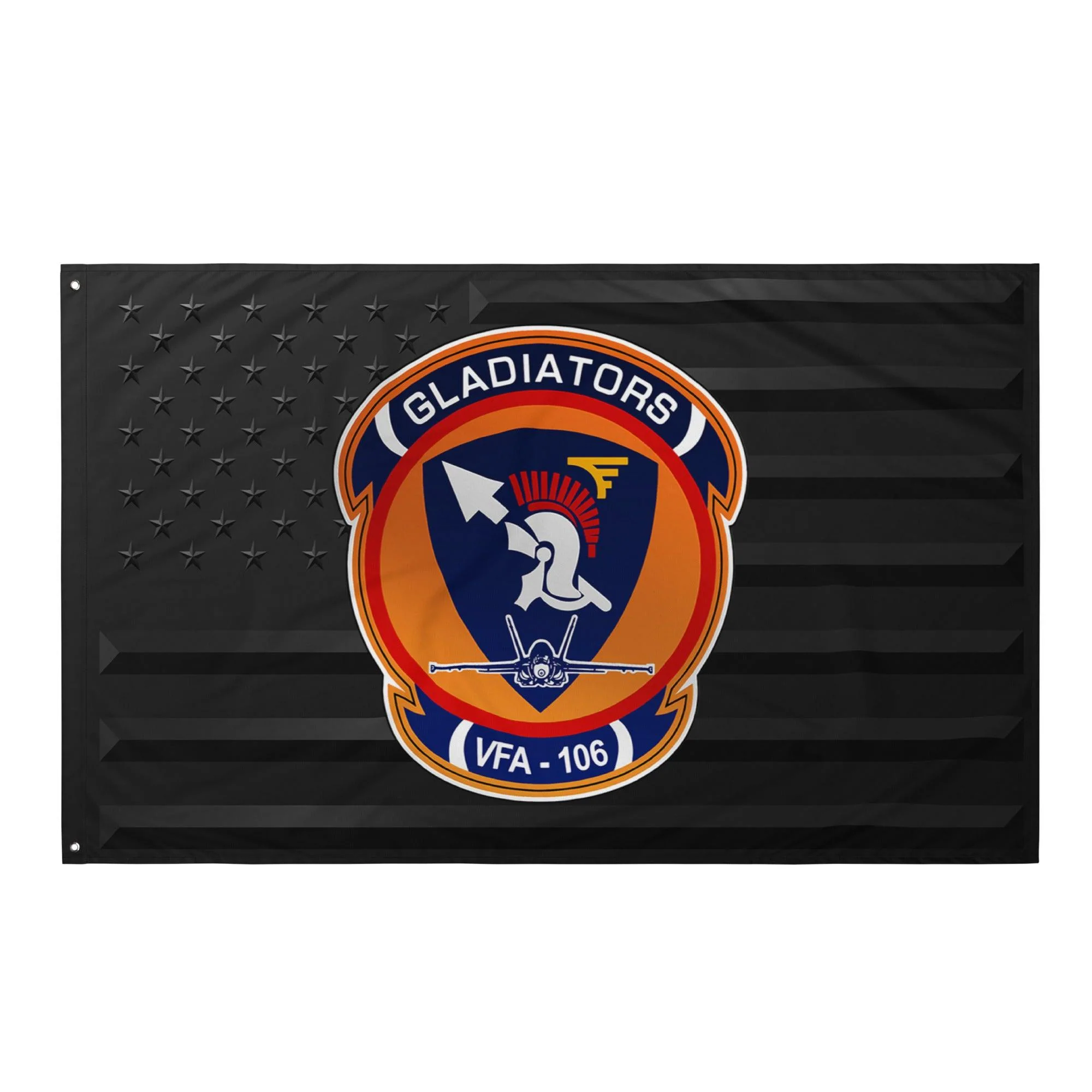 U.S. Navy Strike Fighter Squadron 106 (VFA-106) Black American Flag