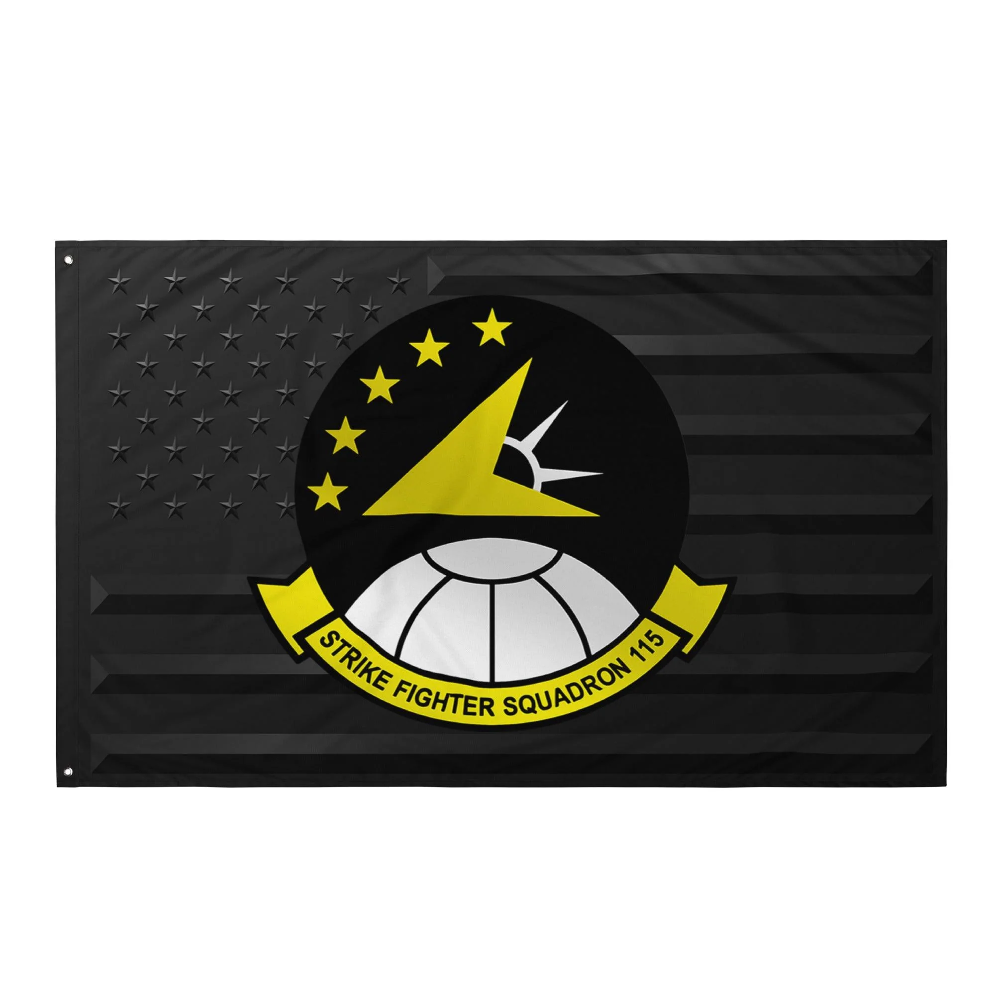 U.S. Navy Strike Fighter Squadron 115 (VFA-115) Black American Flag