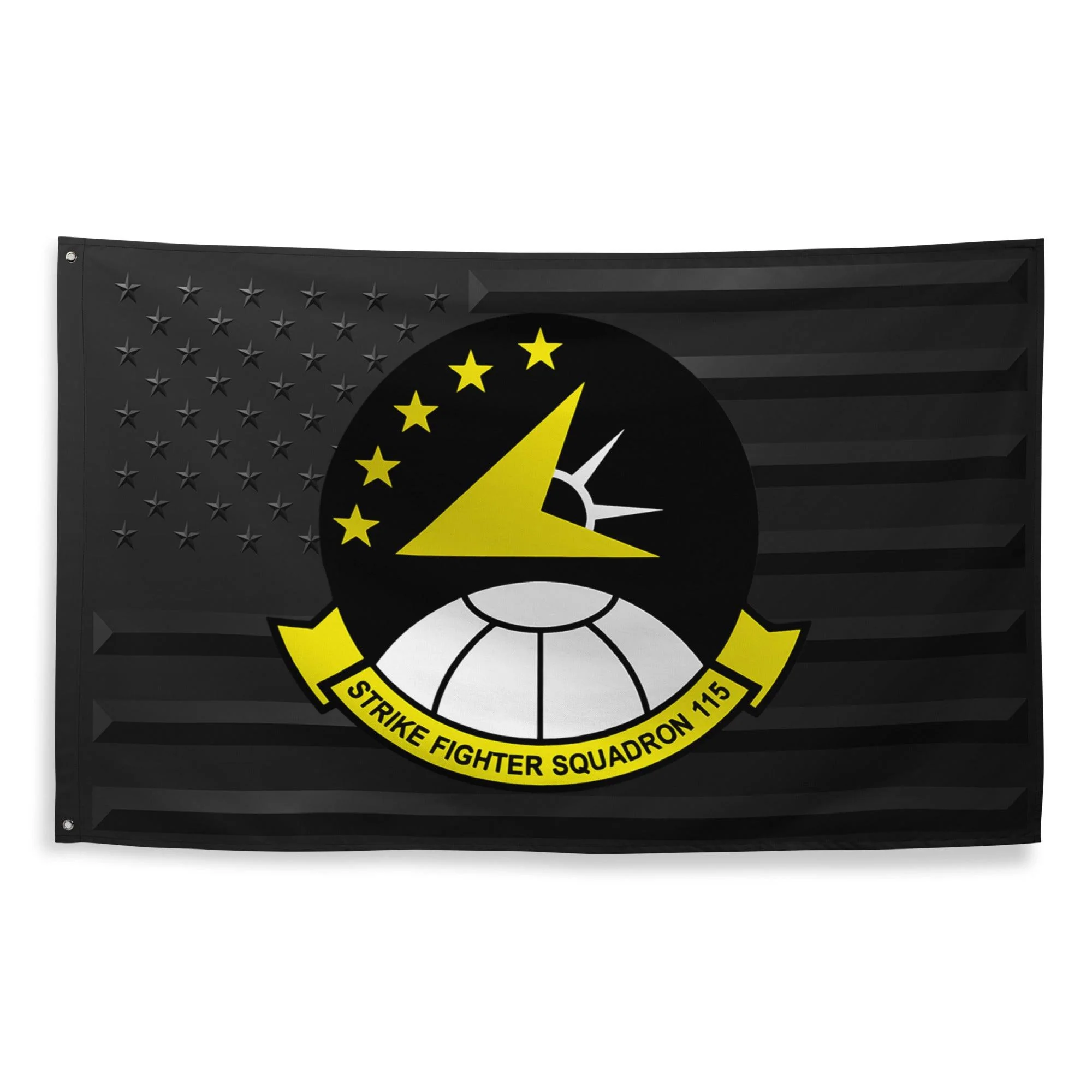 U.S. Navy Strike Fighter Squadron 115 (VFA-115) Black American Flag - Image 4
