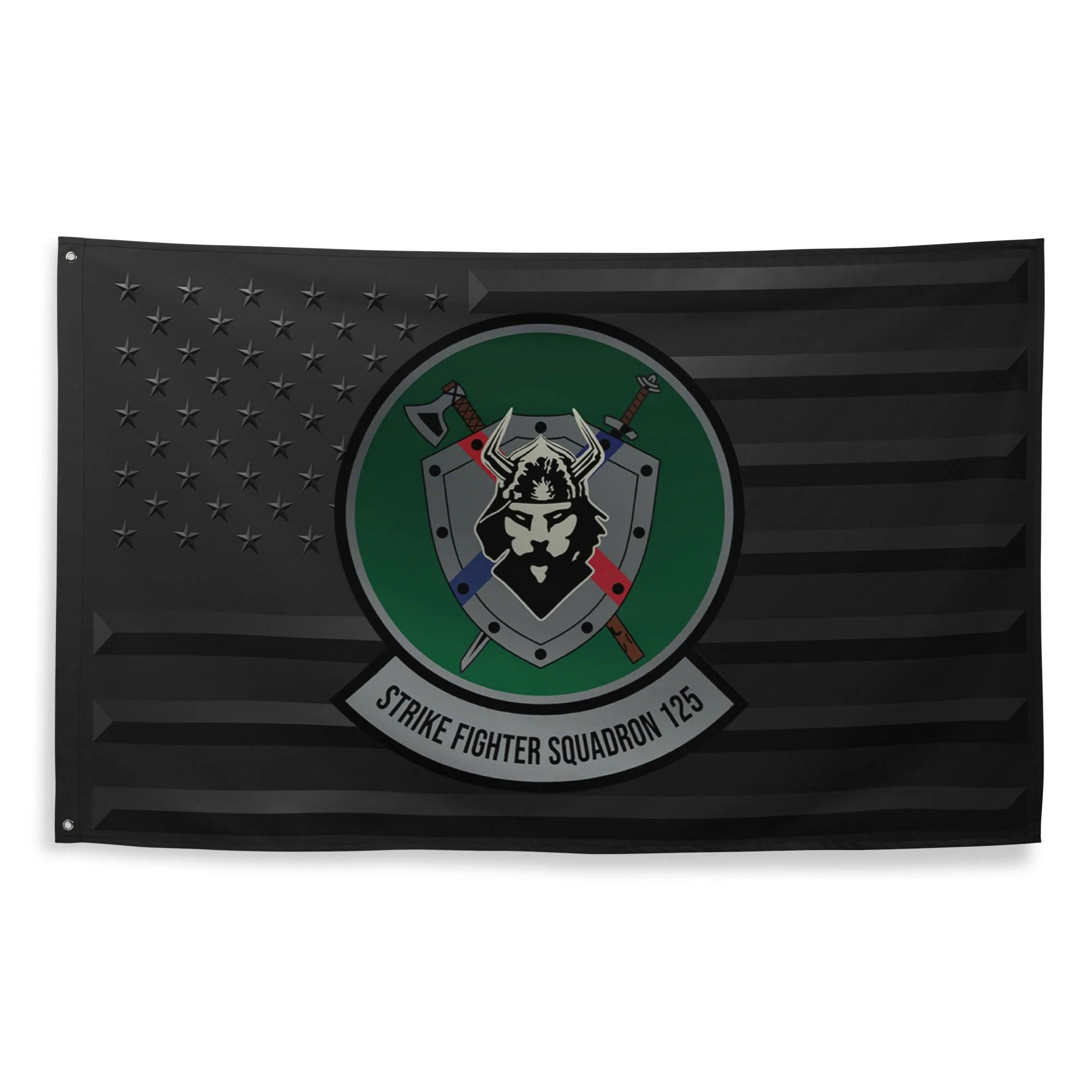 U.S. Navy Strike Fighter Squadron 125 (VFA-125) Black American Flag - Image 4