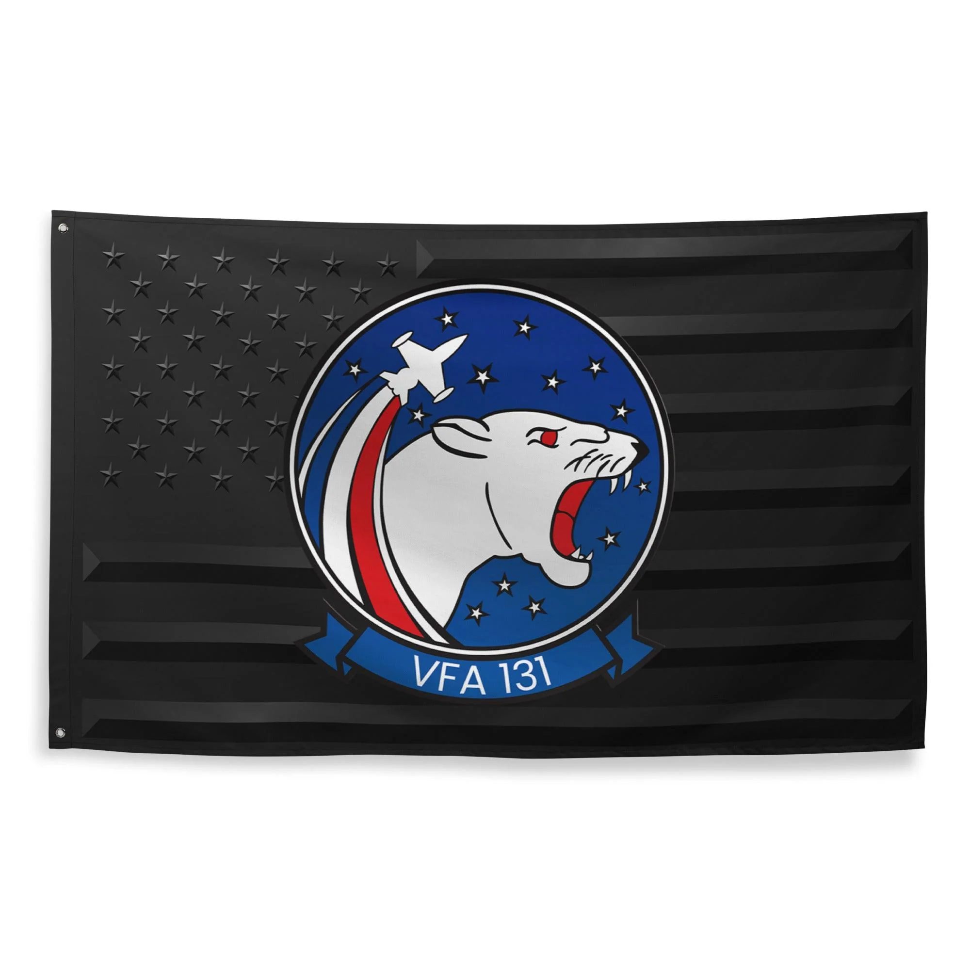 U.S. Navy Strike Fighter Squadron 131 (VFA-131) Black American Flag - Image 4