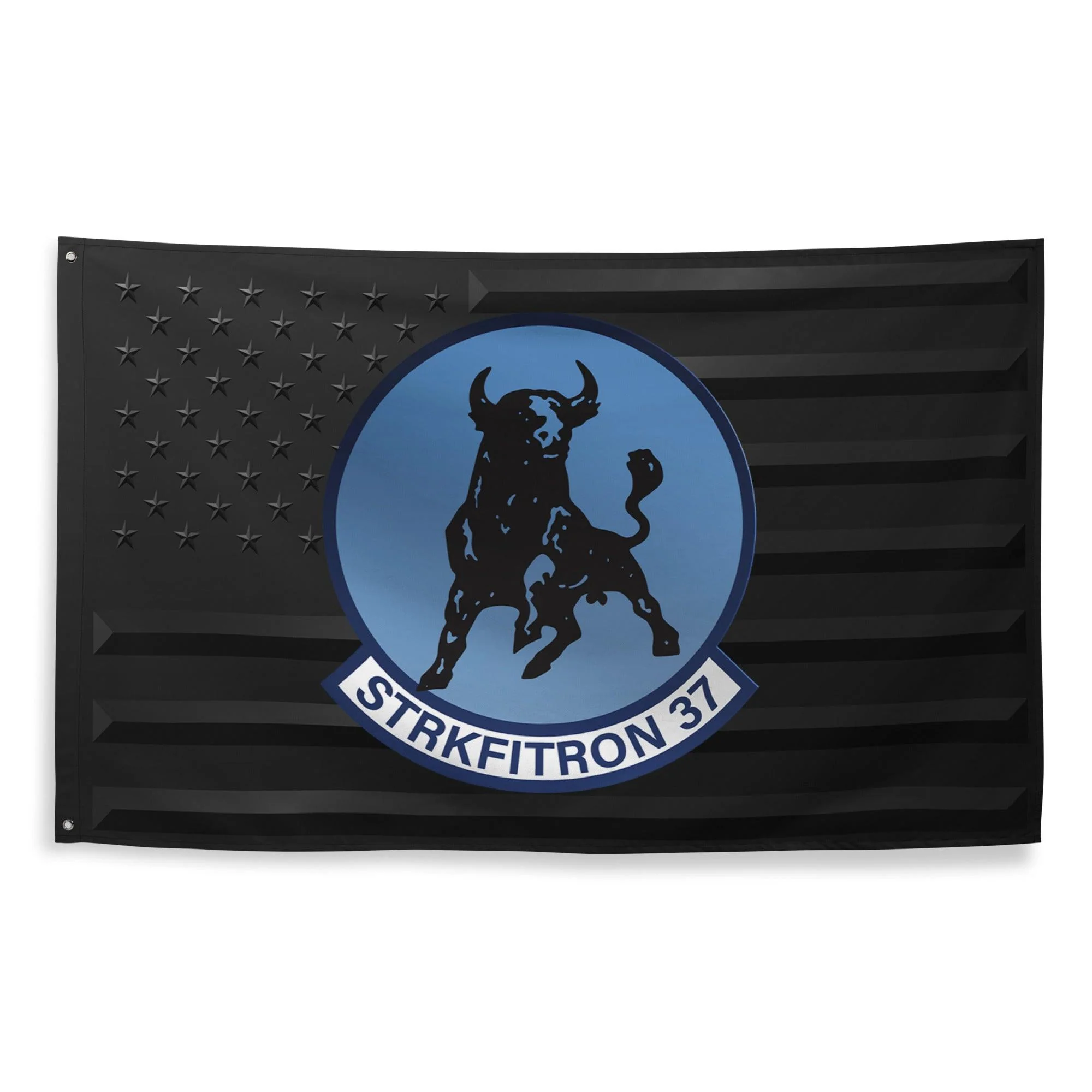 U.S. Navy Strike Fighter Squadron 37 (VFA-37) Black American Flag - Image 4