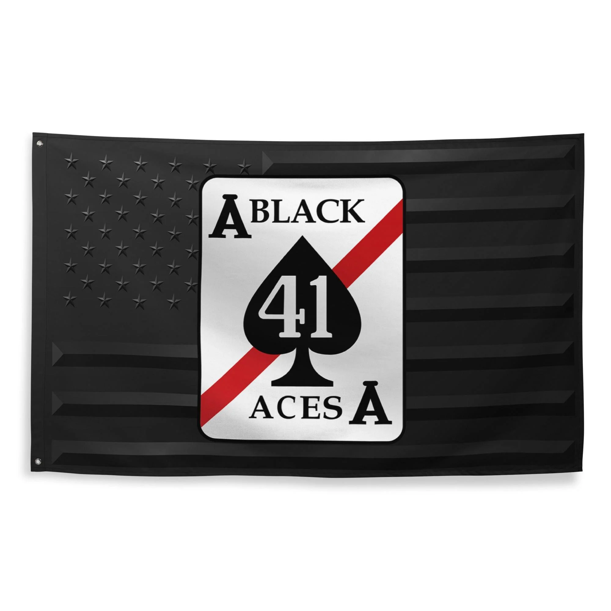 U.S. Navy Strike Fighter Squadron 41 (VFA-41) Black American Flag - Image 4
