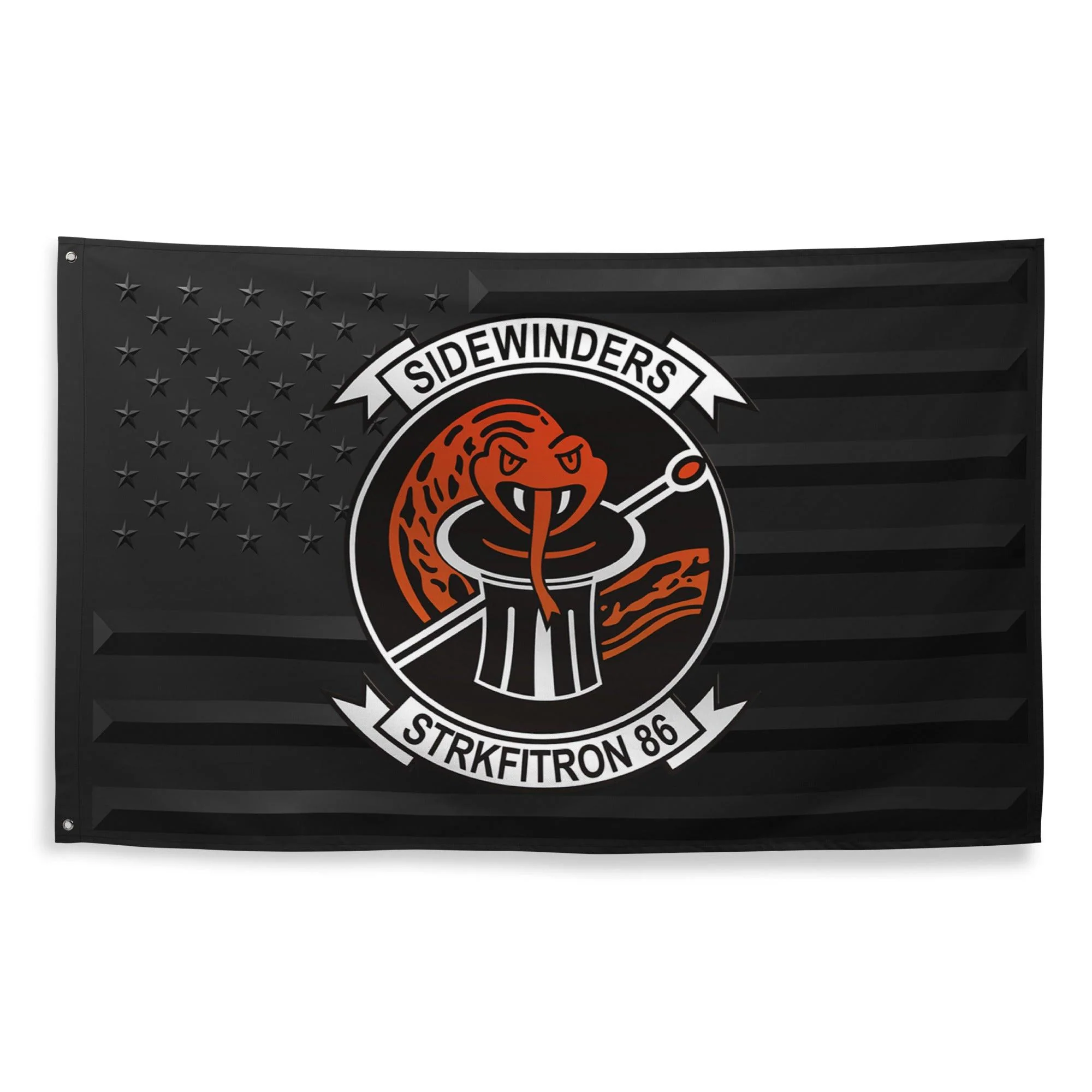 U.S. Navy Strike Fighter Squadron 86 (VFA-86) Black American Flag - Image 4