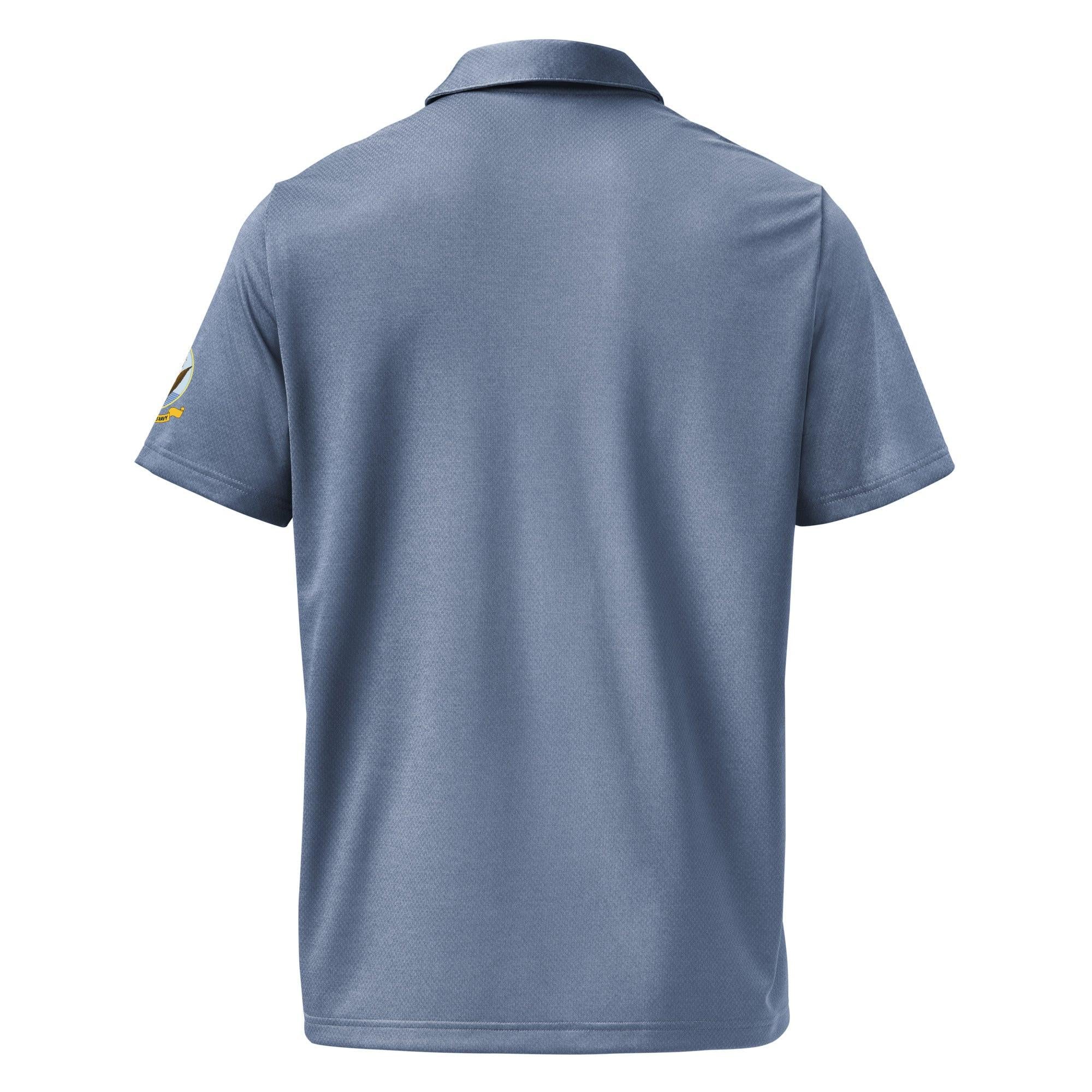 U.S. Navy Veteran Left Chest Emblem Adidas® Polo Shirt - Image 12