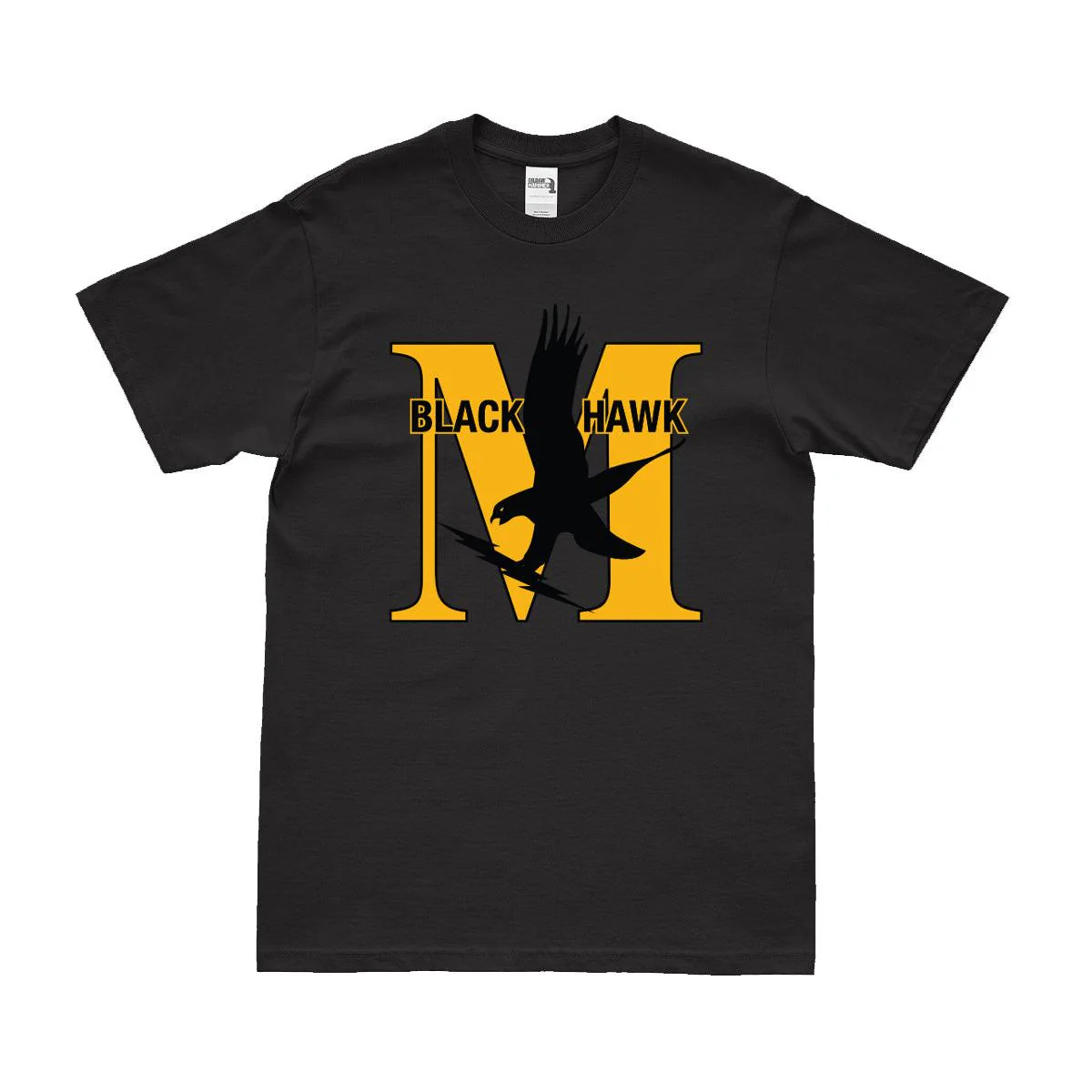 UH-60M Blackhawk Military Helicopter Logo T-Shirt