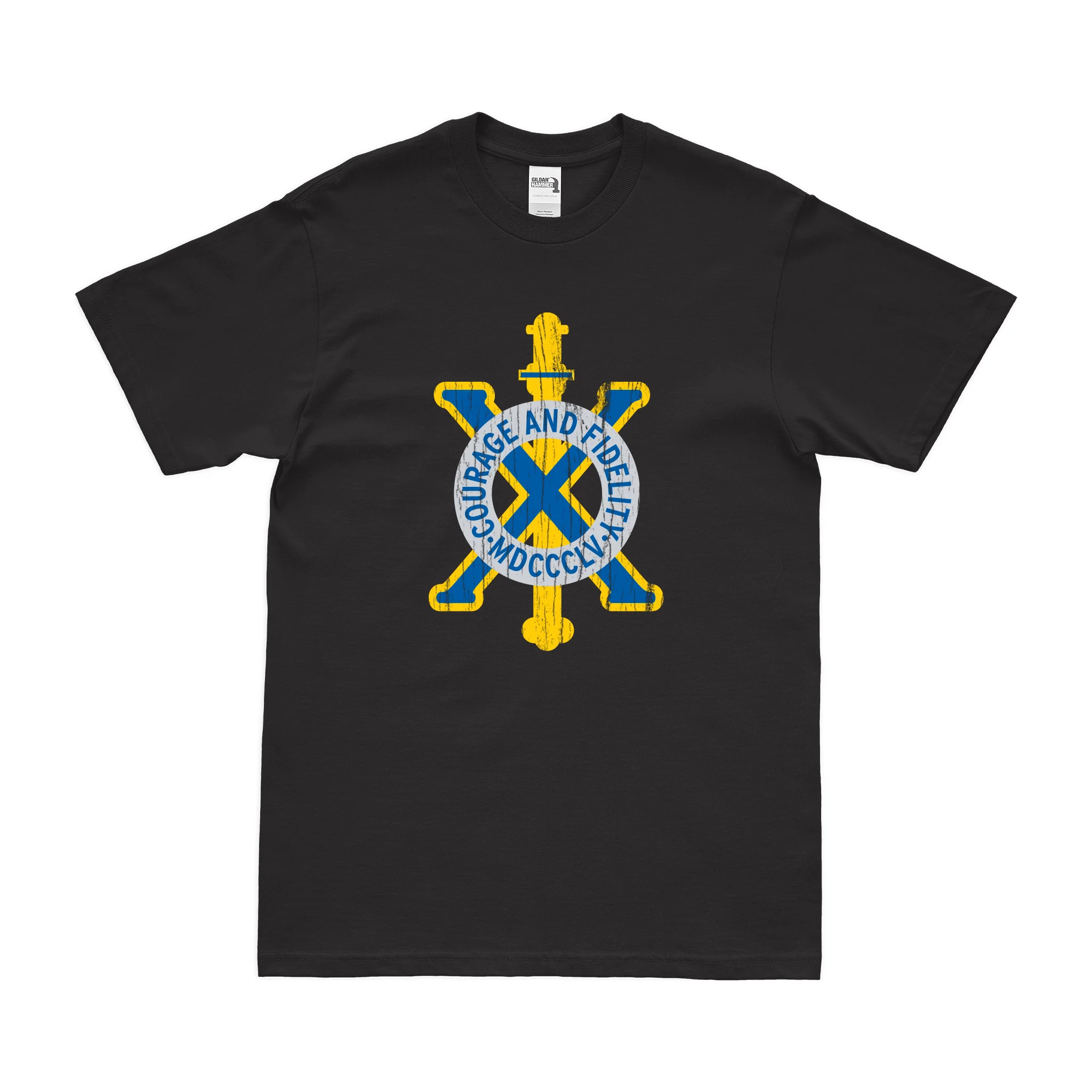 U.S. Army 10th Infantry Regiment Unit Logo Emblem T-Shirt - Image 3