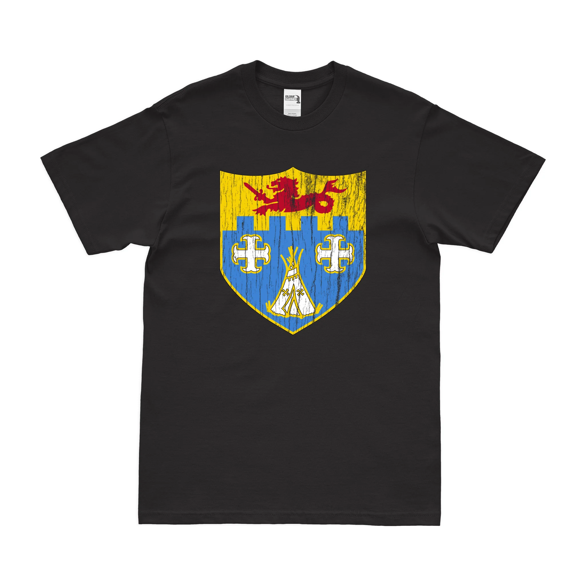 U.S. Army 12th Infantry Regiment Unit Logo Emblem T-Shirt - Image 3