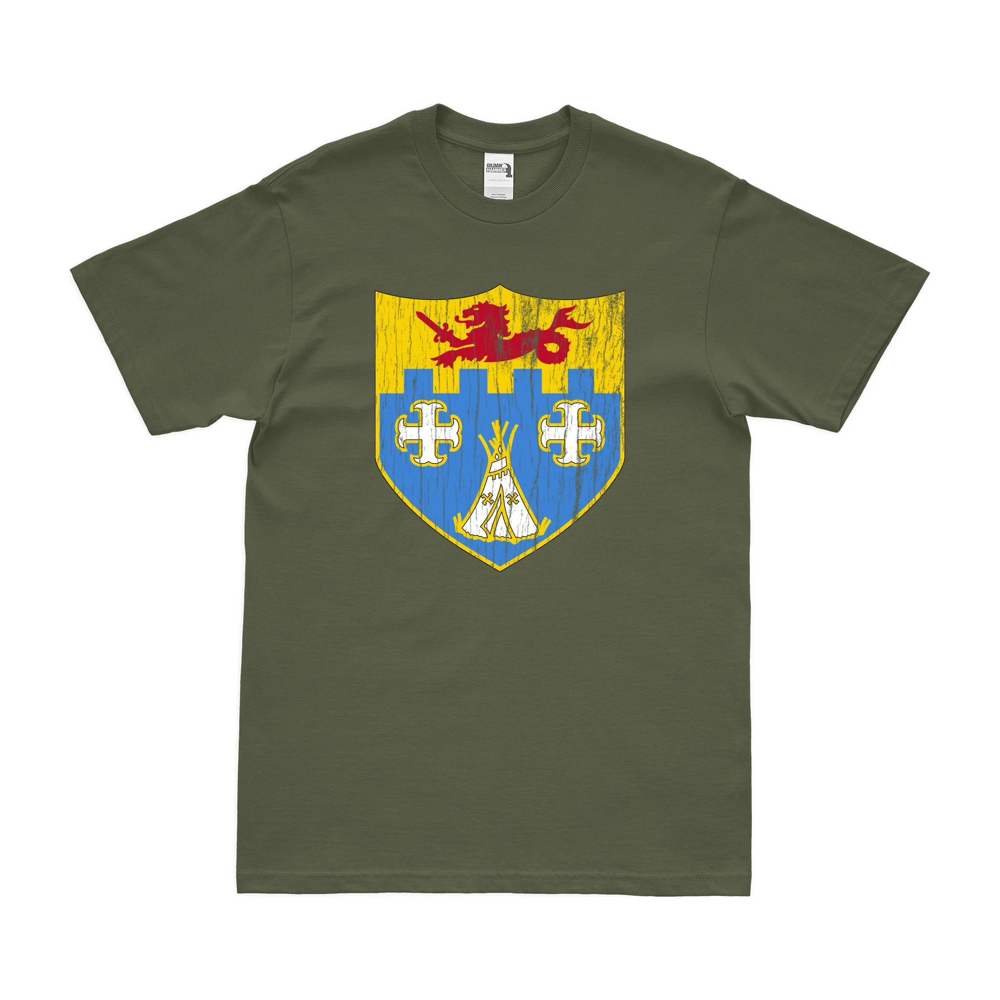 U.S. Army 12th Infantry Regiment Unit Logo Emblem T-Shirt - Image 4