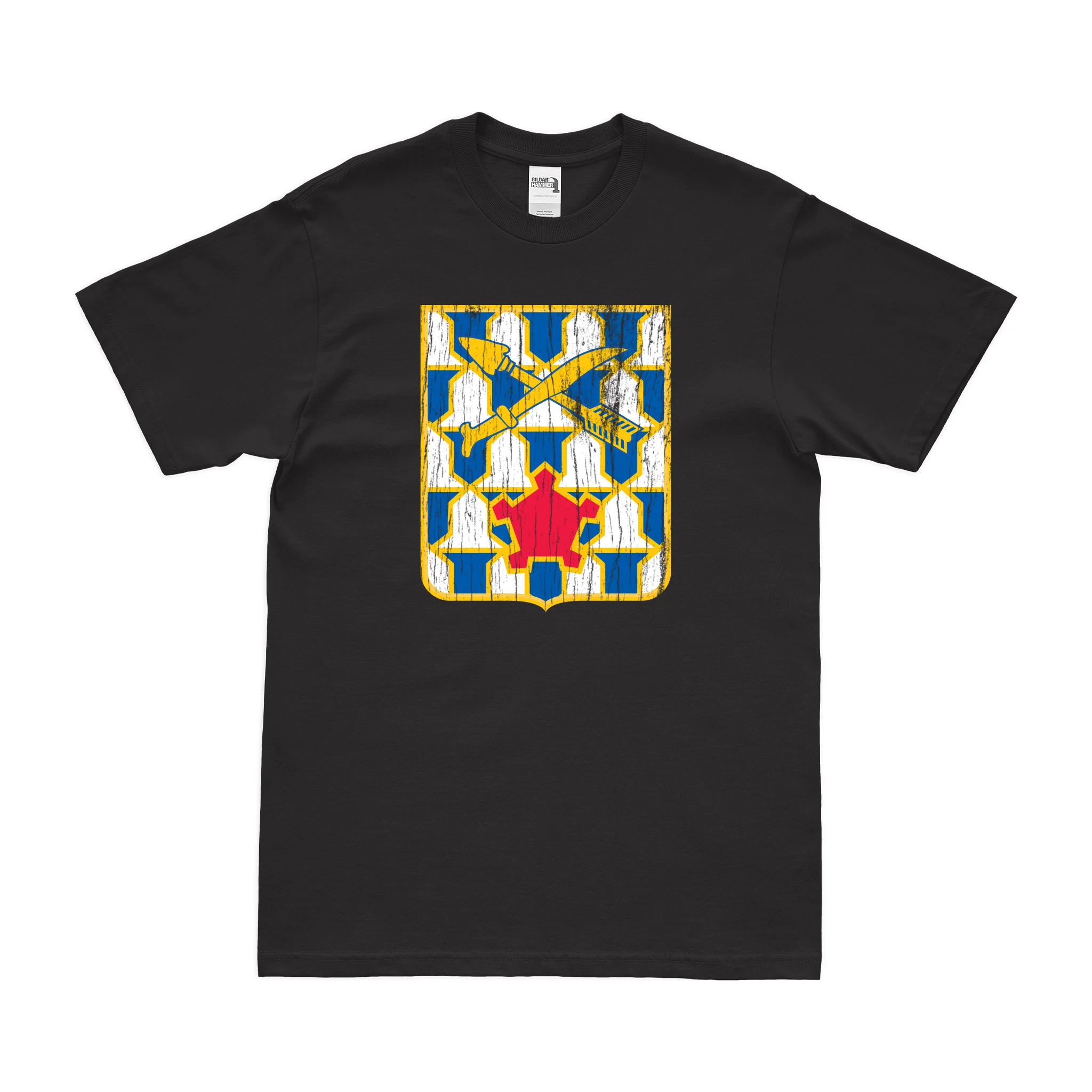 U.S. Army 16th Infantry Regiment Unit Logo Emblem T-Shirt - Image 3