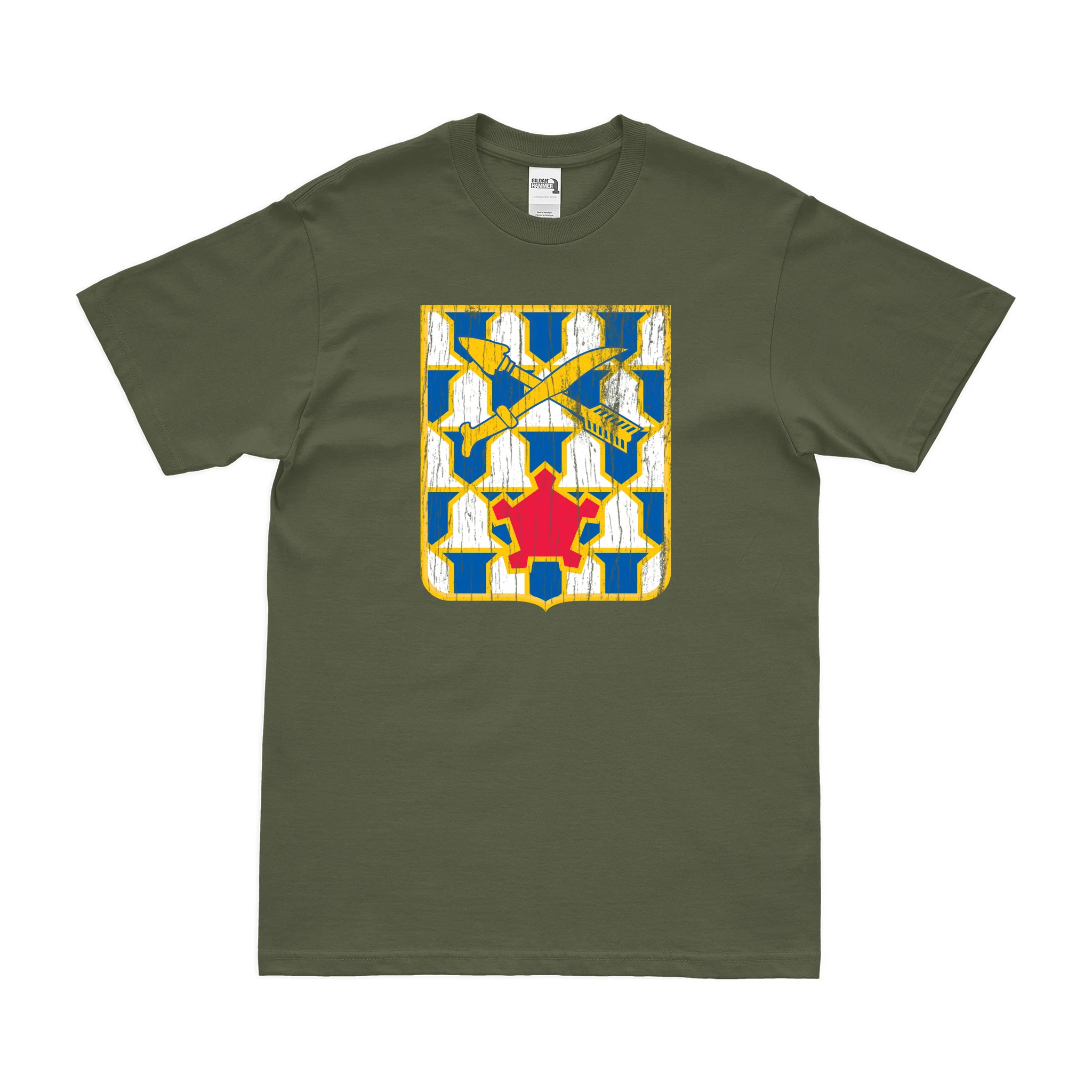 U.S. Army 16th Infantry Regiment Unit Logo Emblem T-Shirt - Image 4