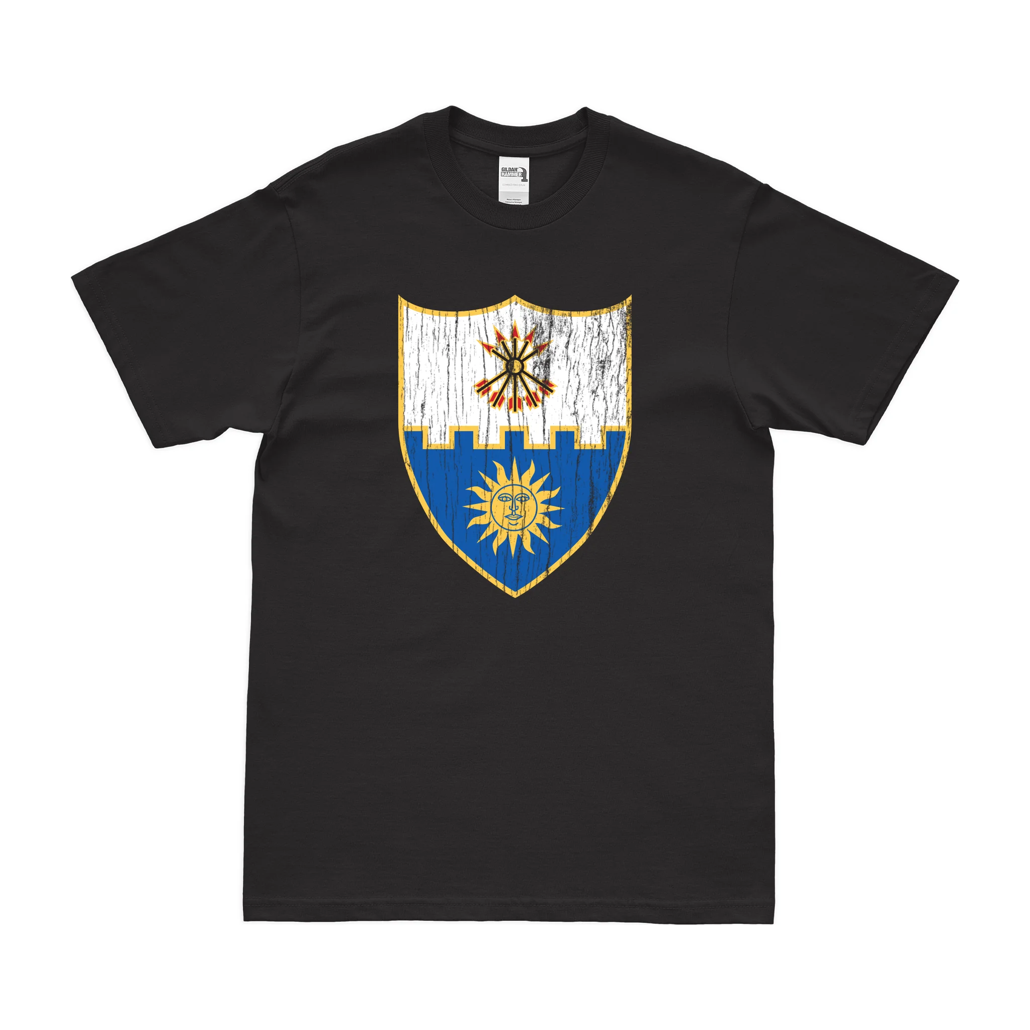 U.S. Army 22nd Infantry Regiment Unit Logo Emblem T-Shirt - Image 3