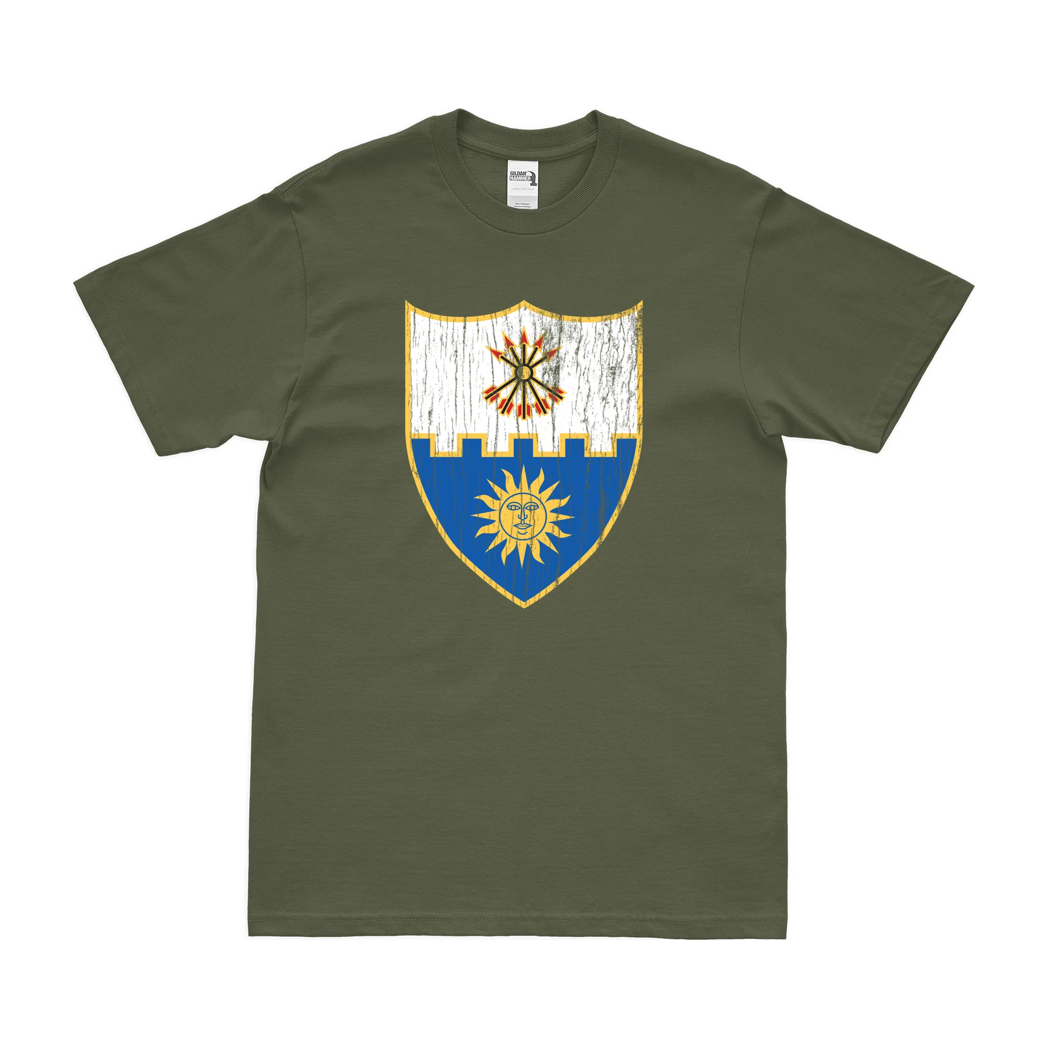 U.S. Army 22nd Infantry Regiment Unit Logo Emblem T-Shirt - Image 4