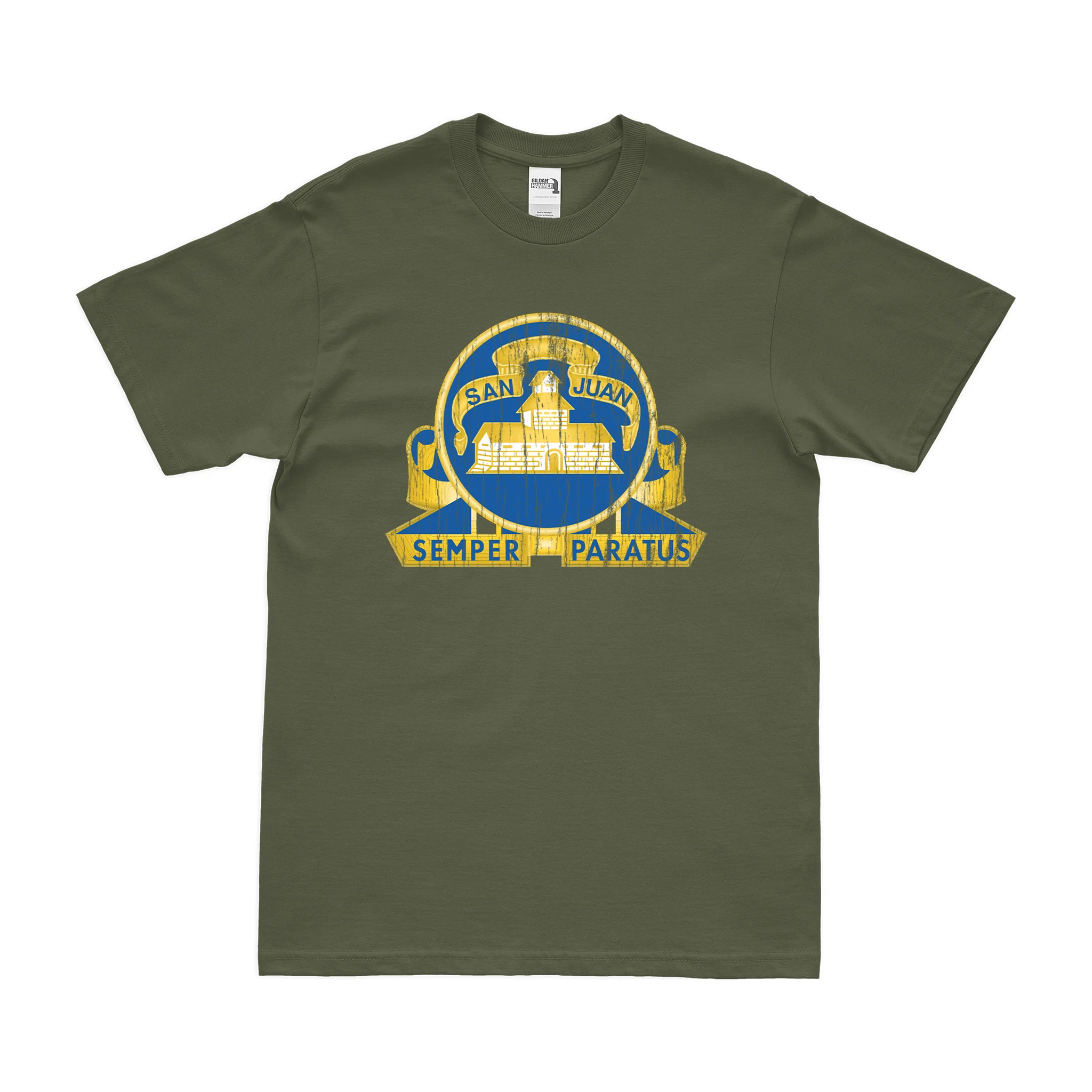 U.S. Army 24th Infantry Regiment Unit Logo Emblem T-Shirt - Image 4
