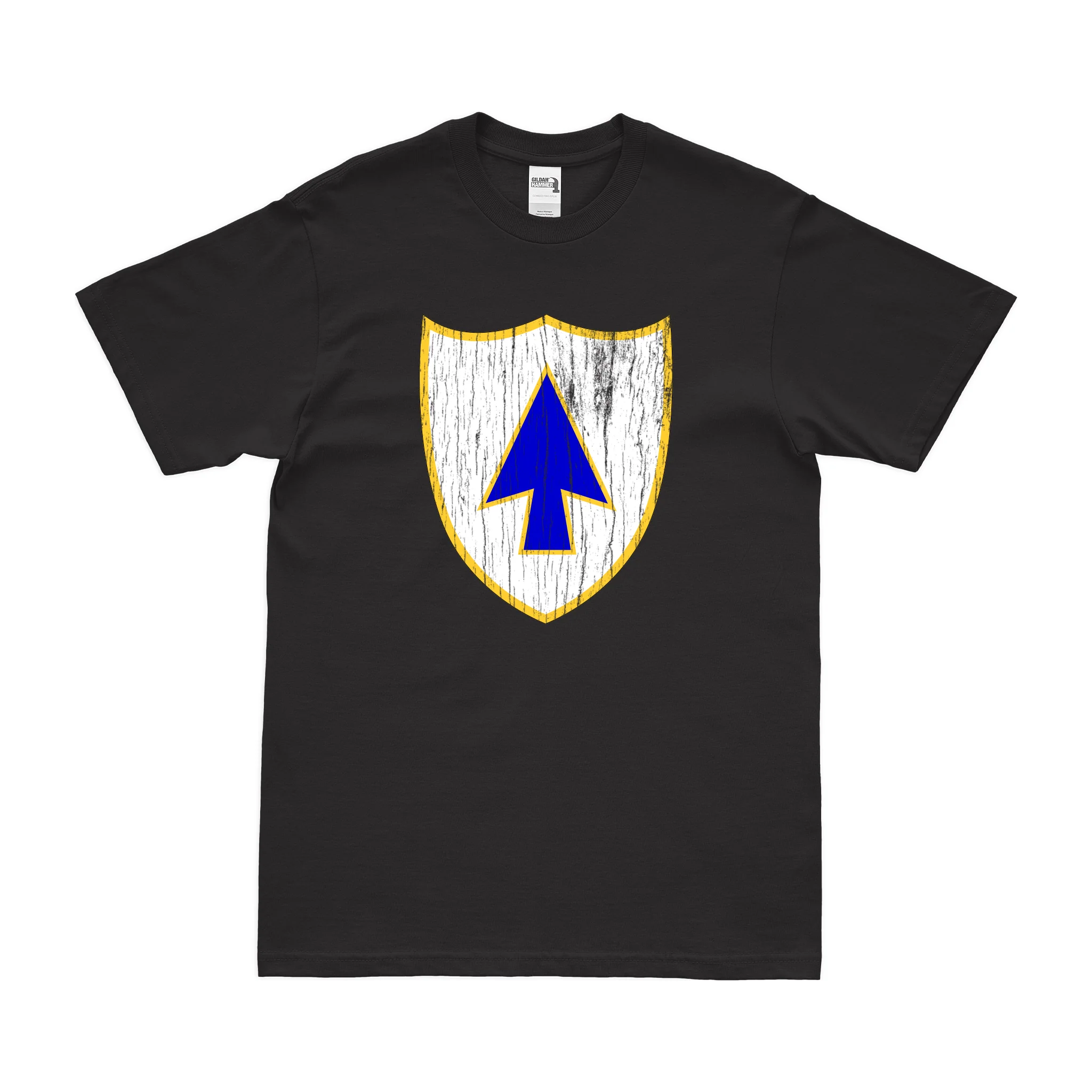 U.S. Army 26th Infantry Regiment Unit Logo Emblem T-Shirt - Image 3