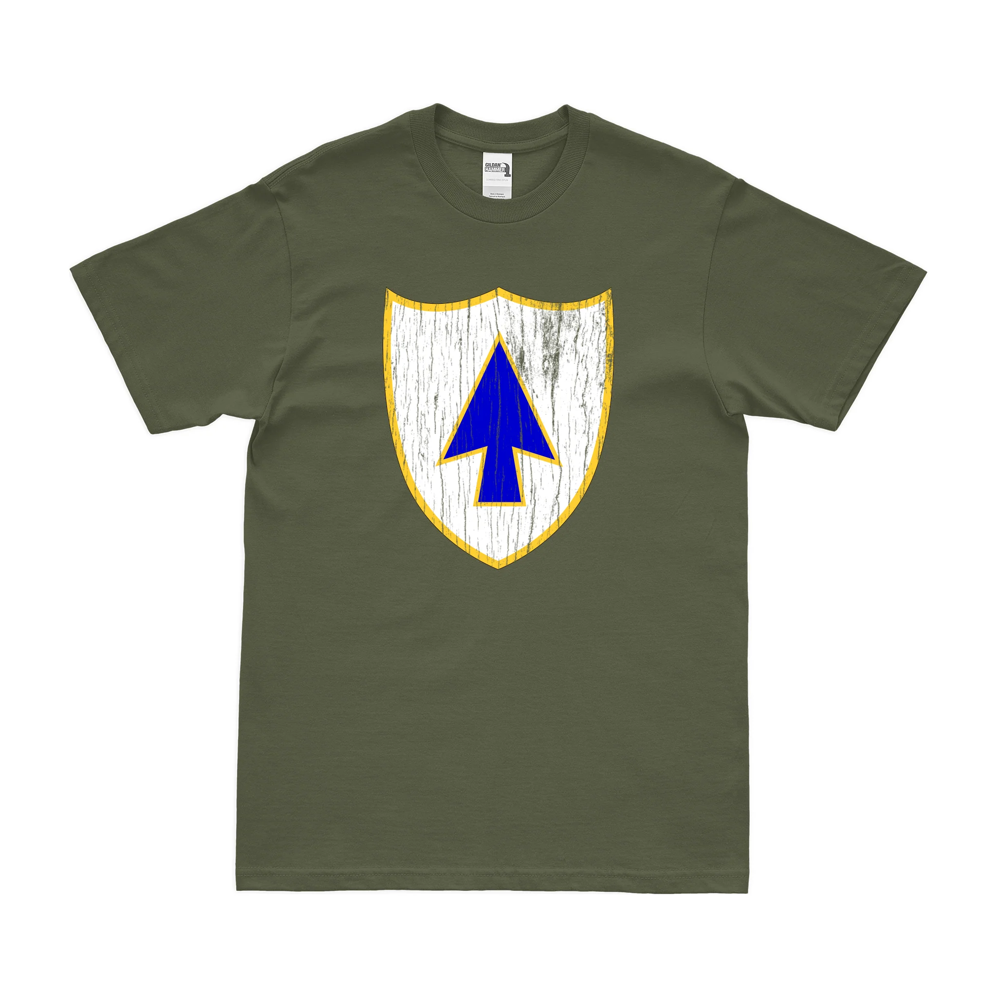 U.S. Army 26th Infantry Regiment Unit Logo Emblem T-Shirt - Image 4