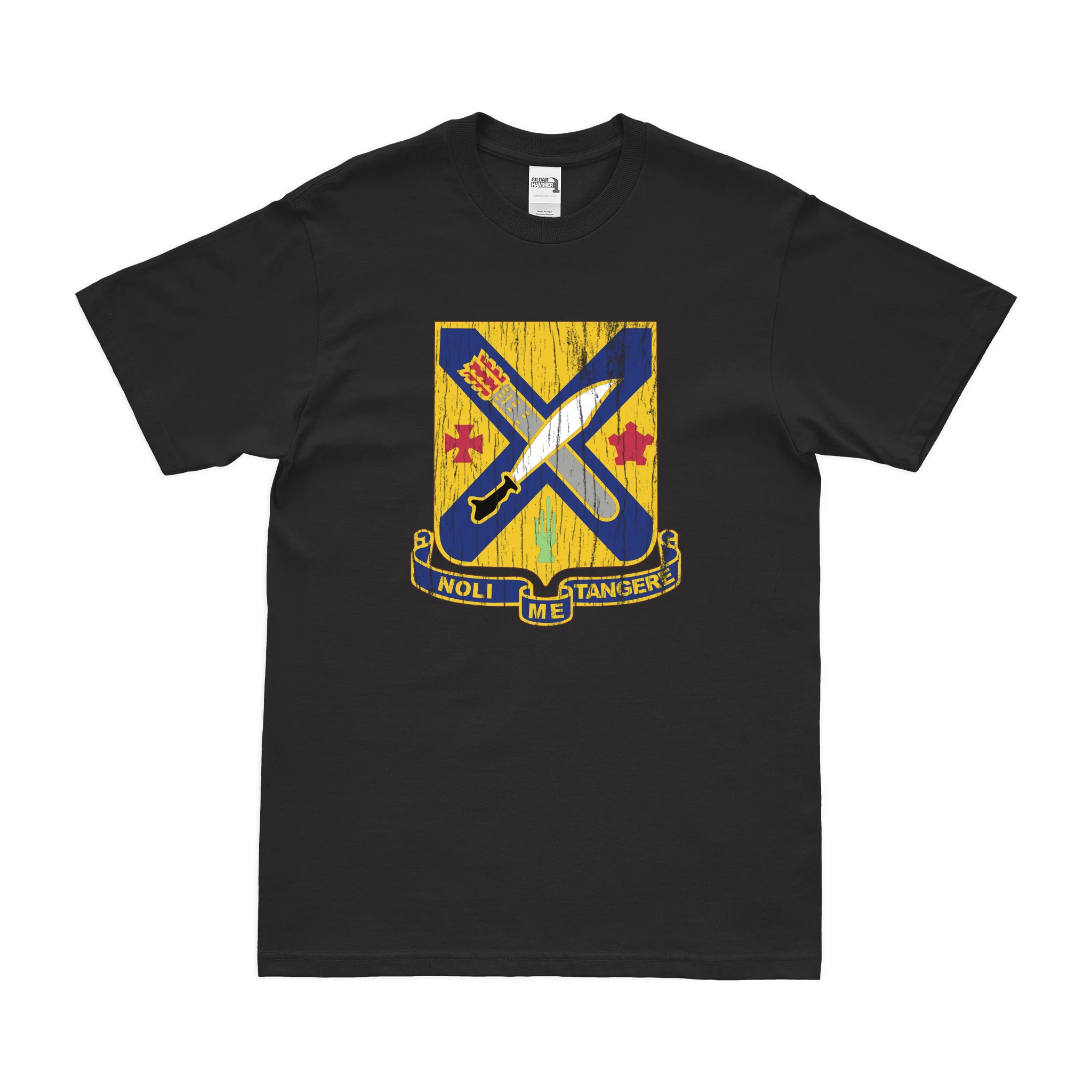 U.S. Army 2nd Infantry Regiment Logo Emblem T-Shirt - Image 3