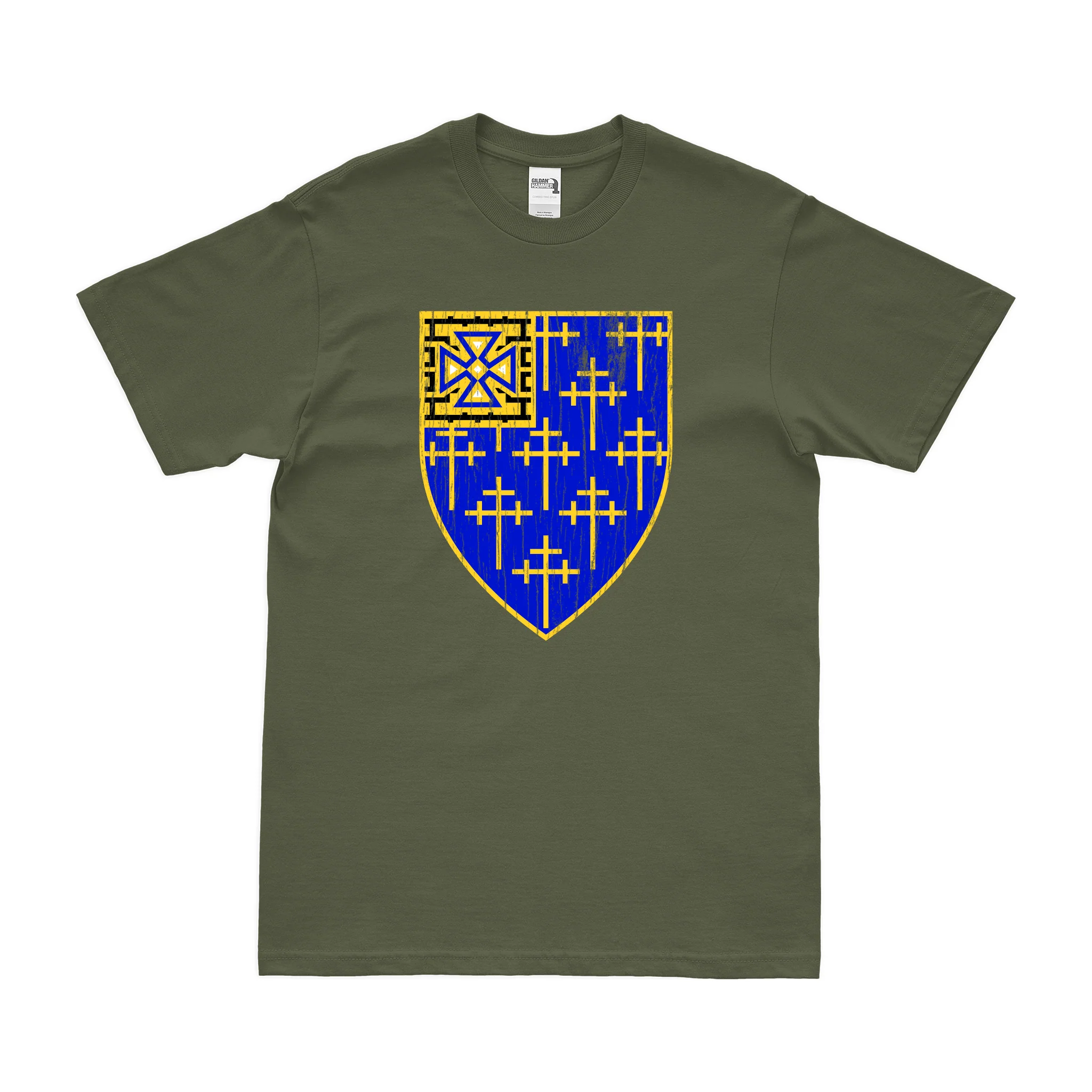 U.S. Army 34th Infantry Regiment Unit Logo Emblem T-Shirt - Image 4