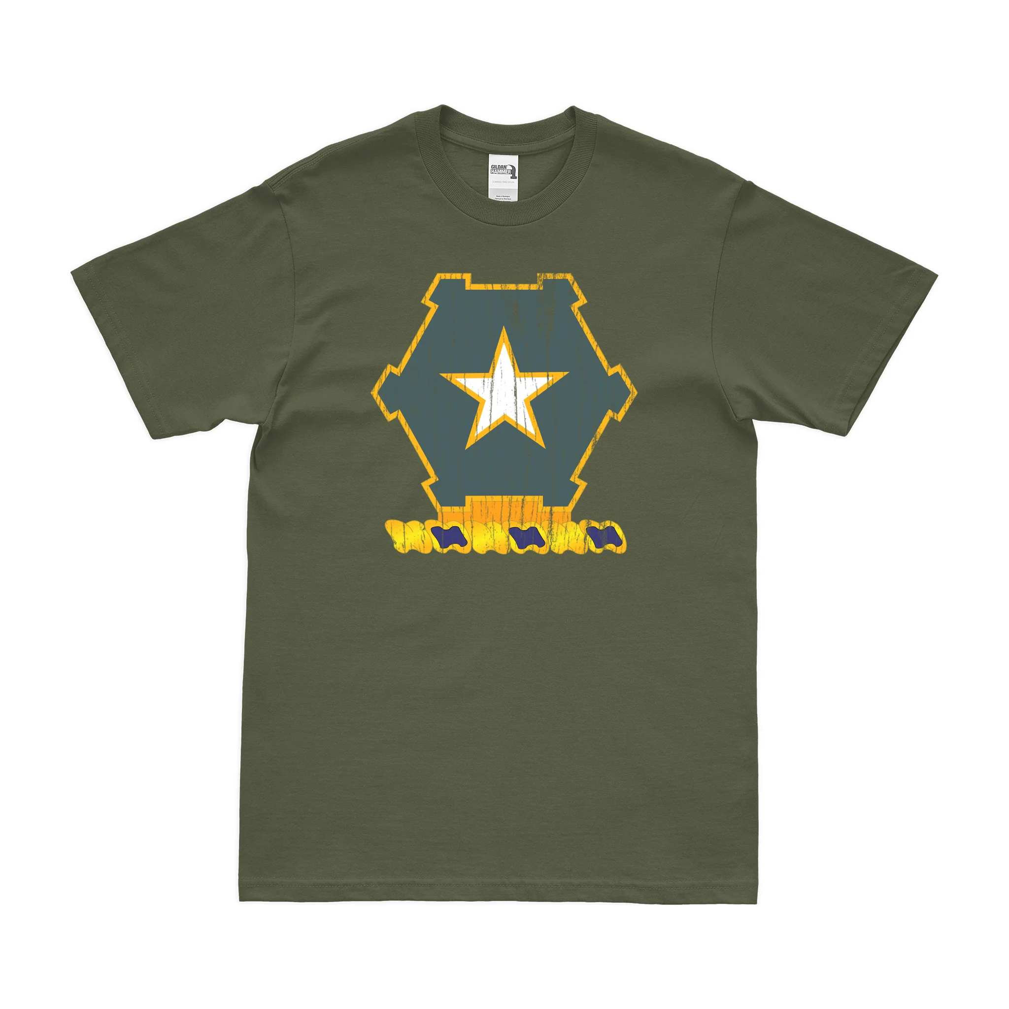 U.S. Army 36th Infantry Regiment Unit Logo Emblem T-Shirt - Image 4