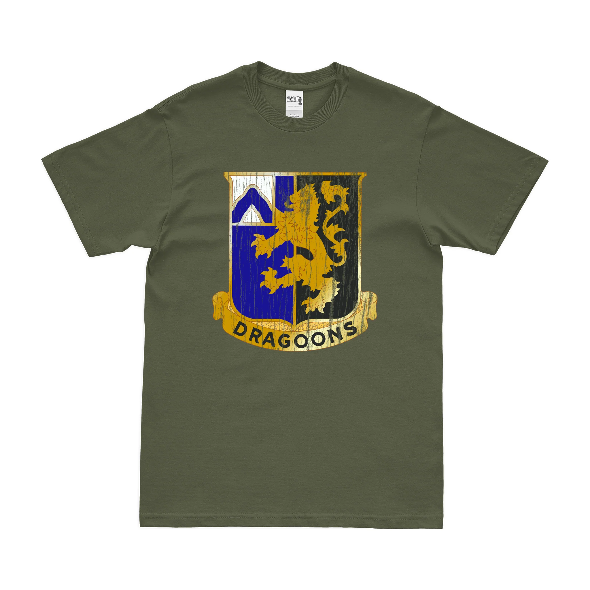U.S. Army 48th Infantry Regiment Unit Logo Emblem T-Shirt - Image 4