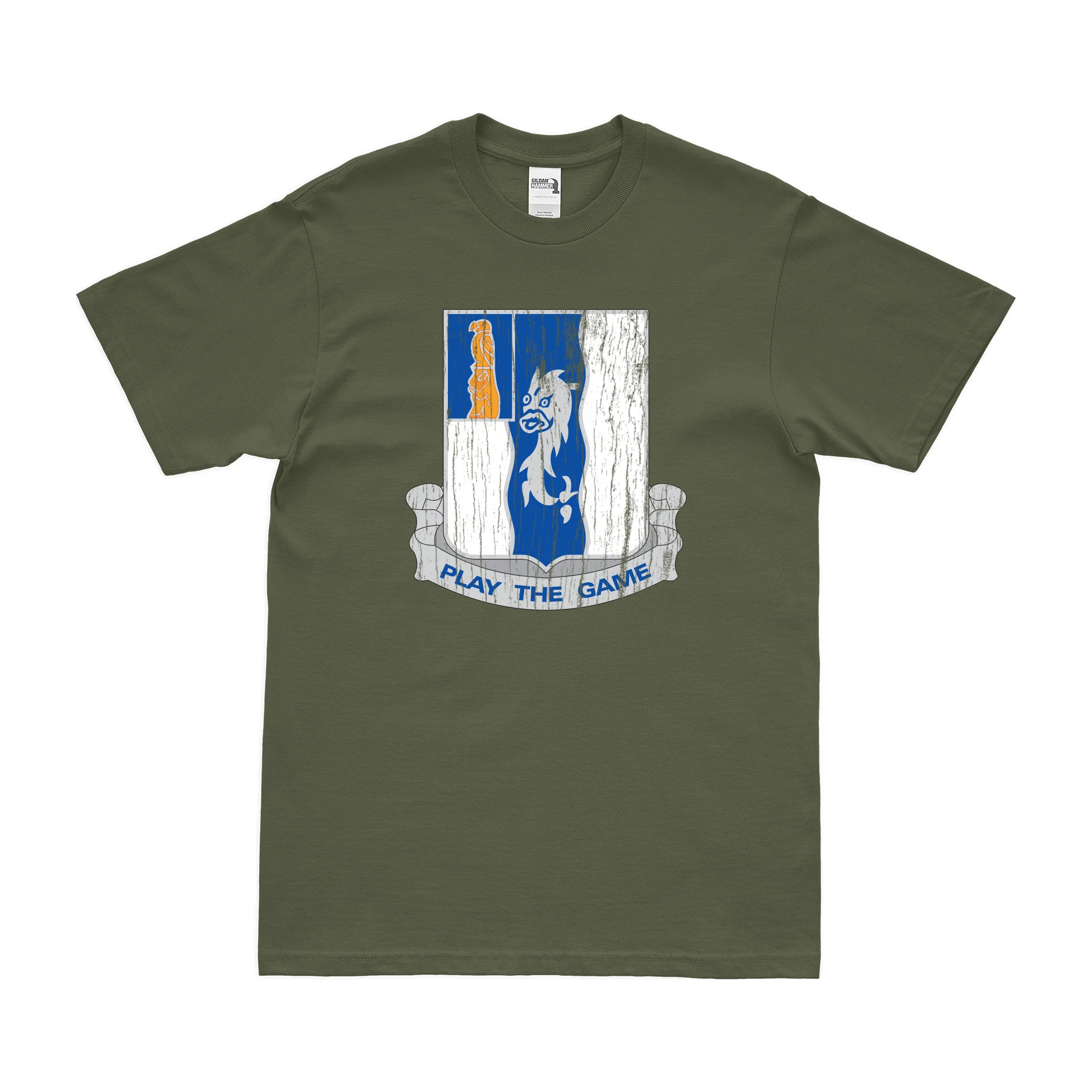 U.S. Army 50th Infantry Regiment Unit Logo Emblem T-Shirt - Image 4