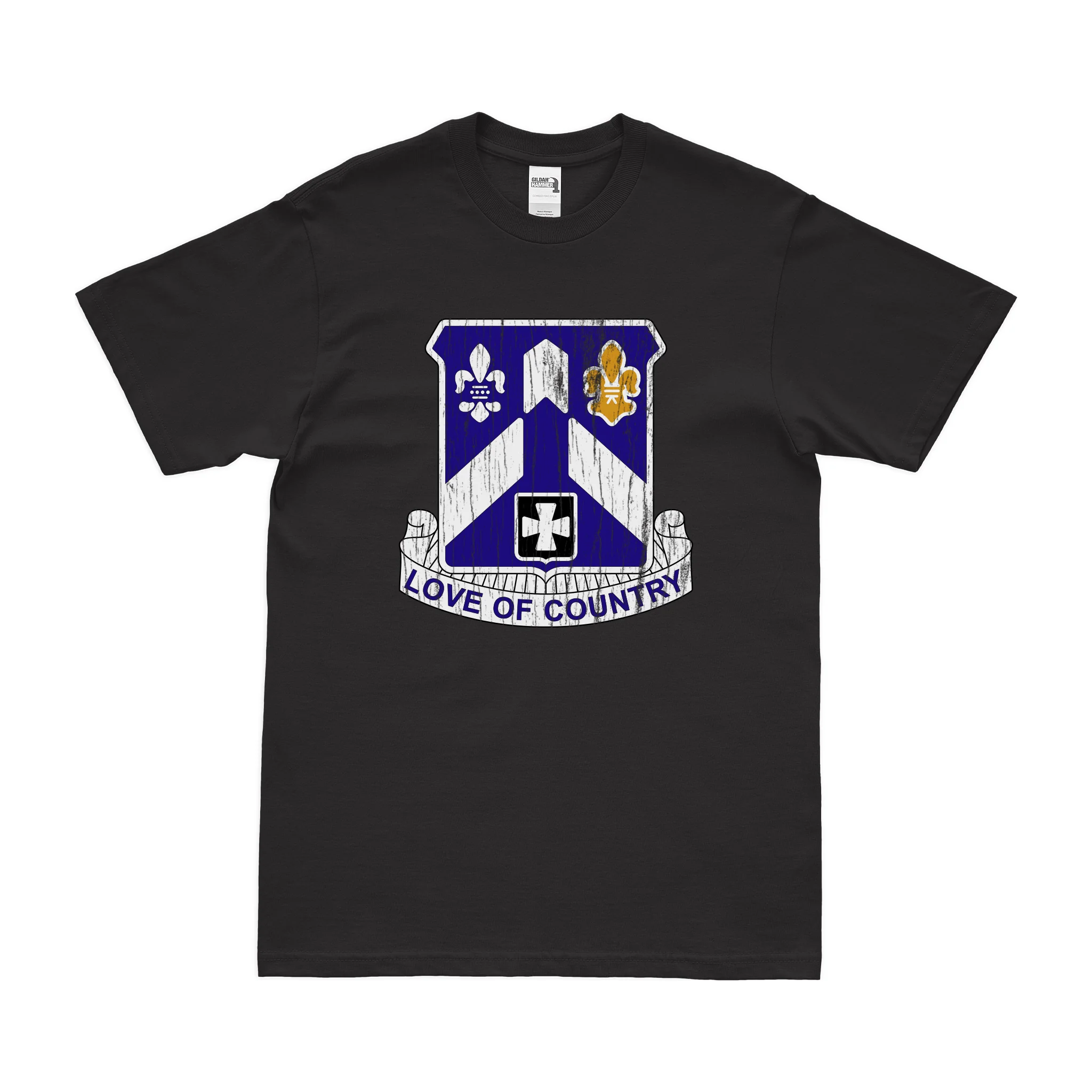 U.S. Army 58th Infantry Regiment Unit Logo Emblem T-Shirt - Image 3