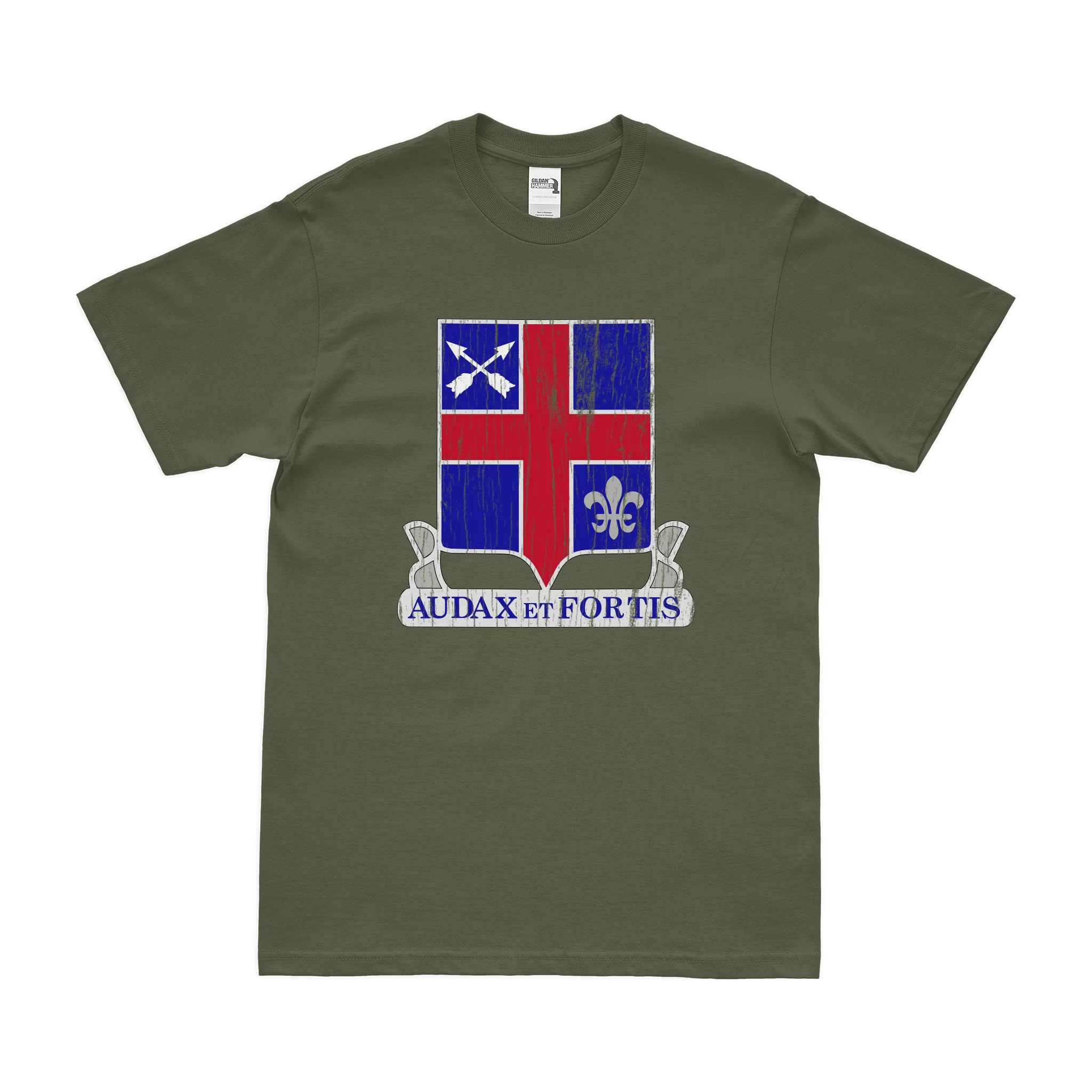 U.S. Army 74th Infantry Regiment Unit Logo Emblem T-Shirt - Image 4